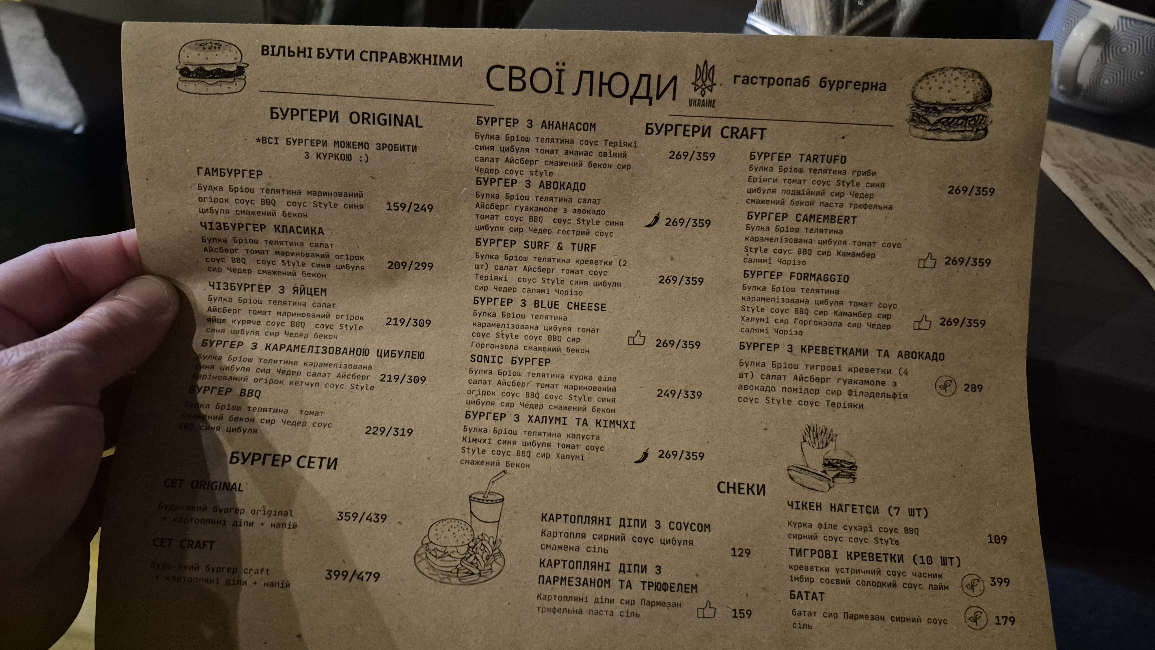 Burherna Cvoyi Lyudy menu 3