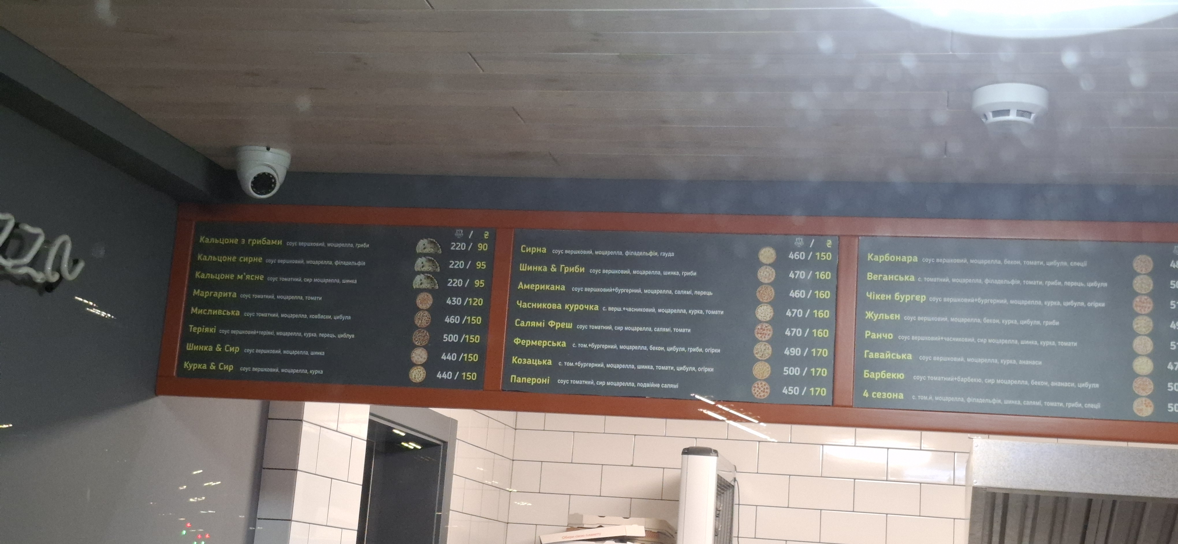 ПіцаS menu 4