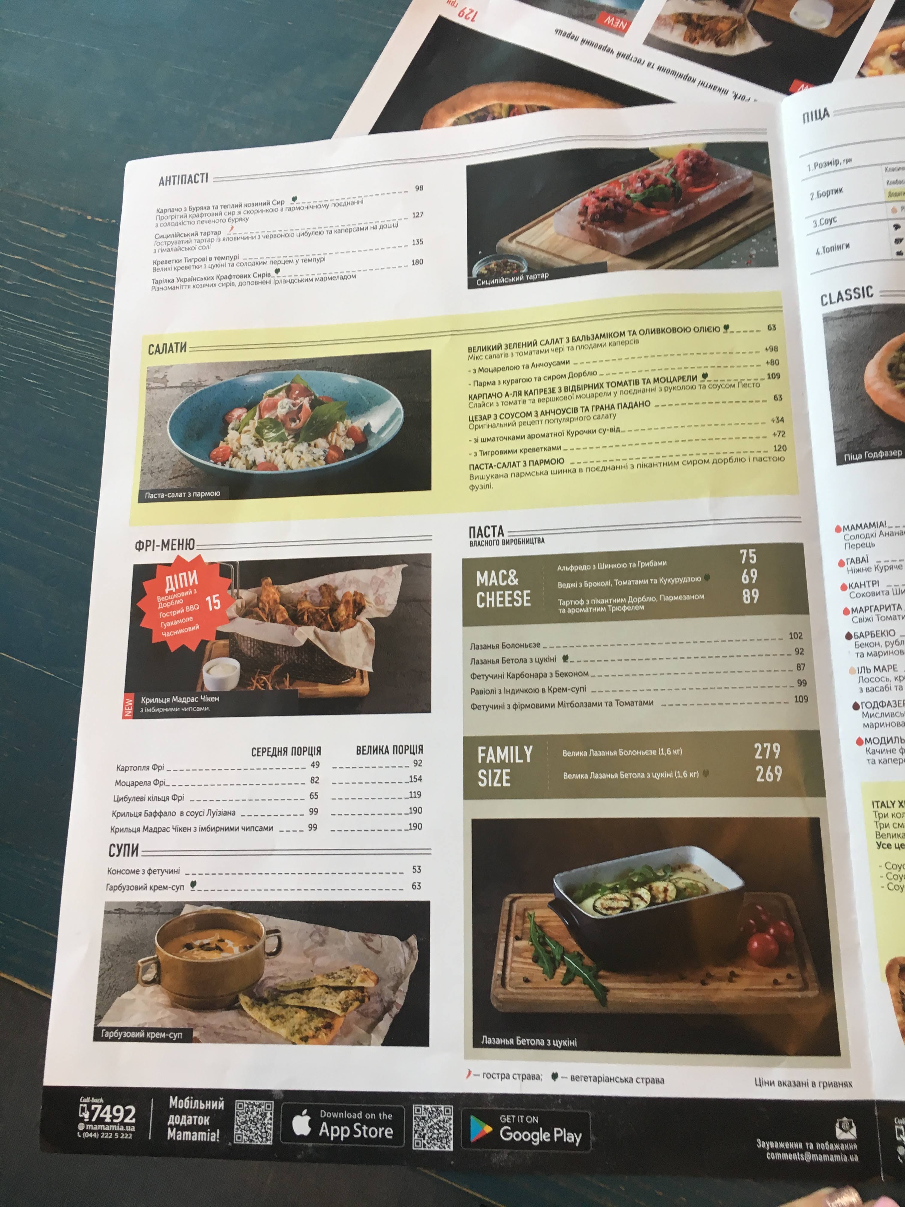 Mamamia! Лісовий menu 12