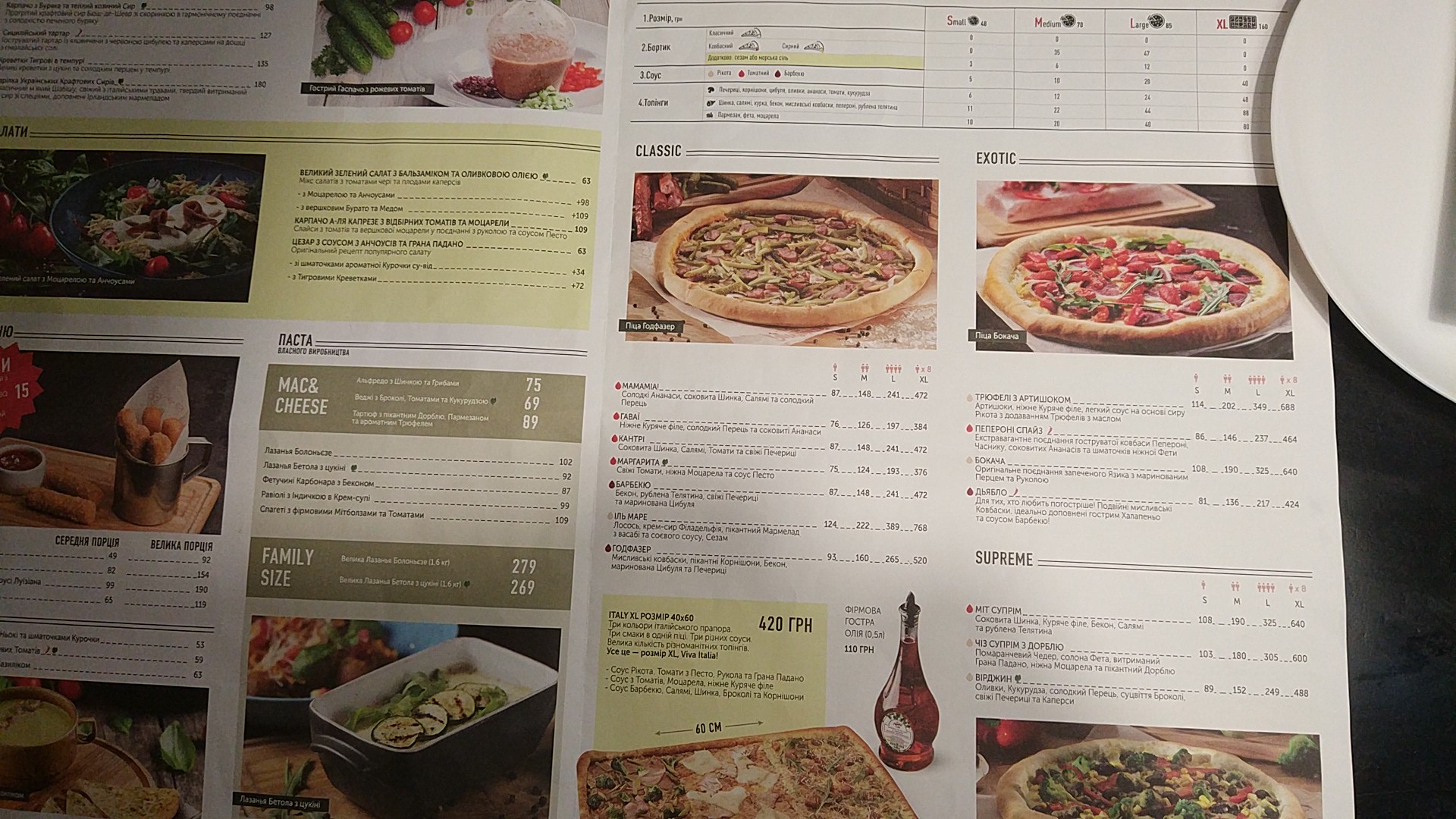 Mamamia menu 5