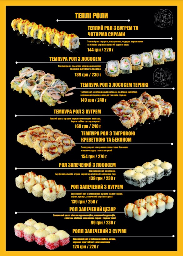 Pizzburg menu 10