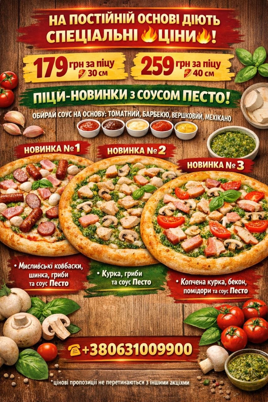 Scandia pizza menu 4