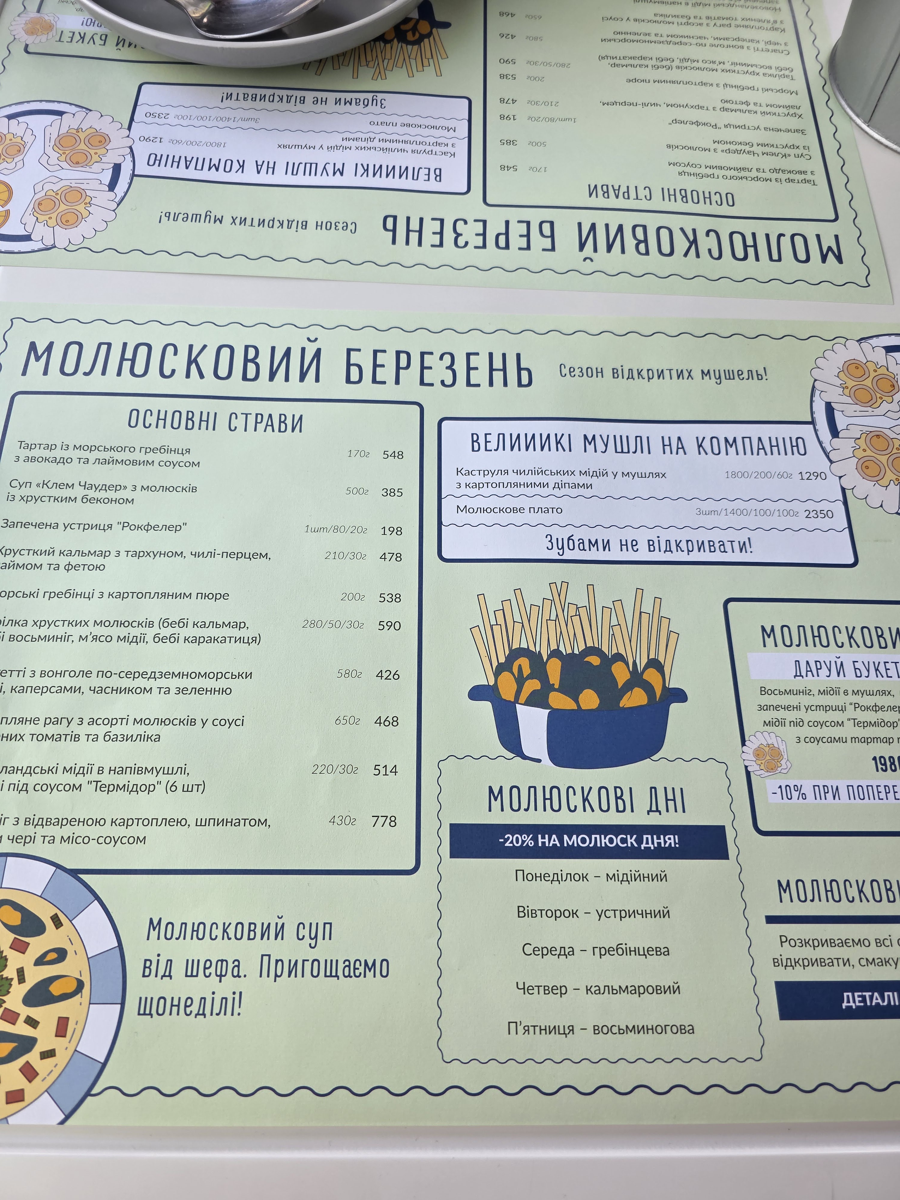 Чорноморка menu 2