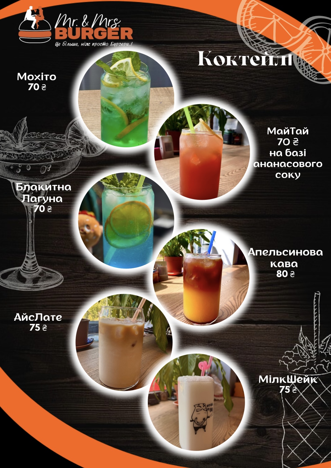 Mr. & Mrs. Burger menu 8