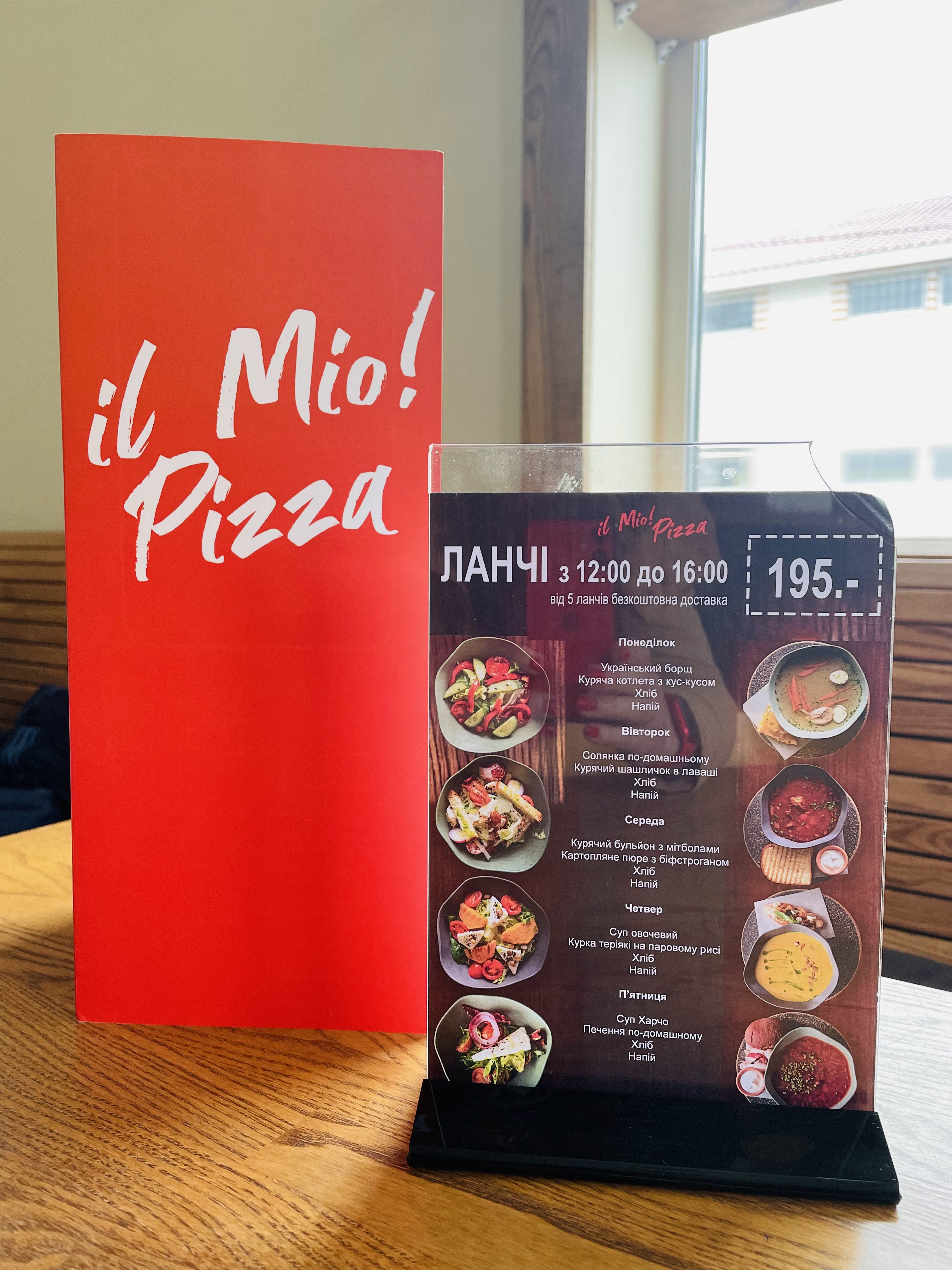 Il Mio Pizza menu 2
