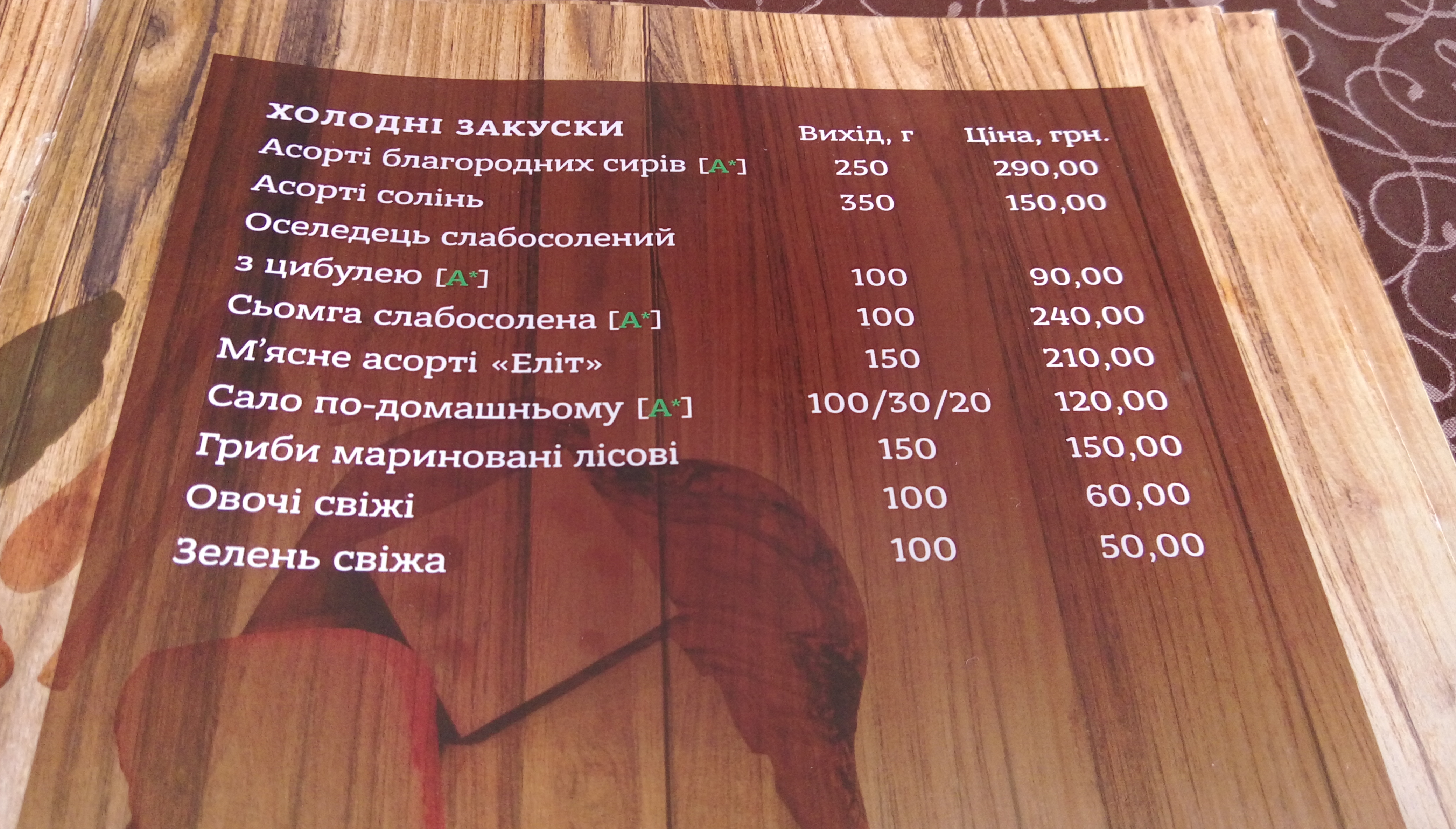 Lighthouse menu 1