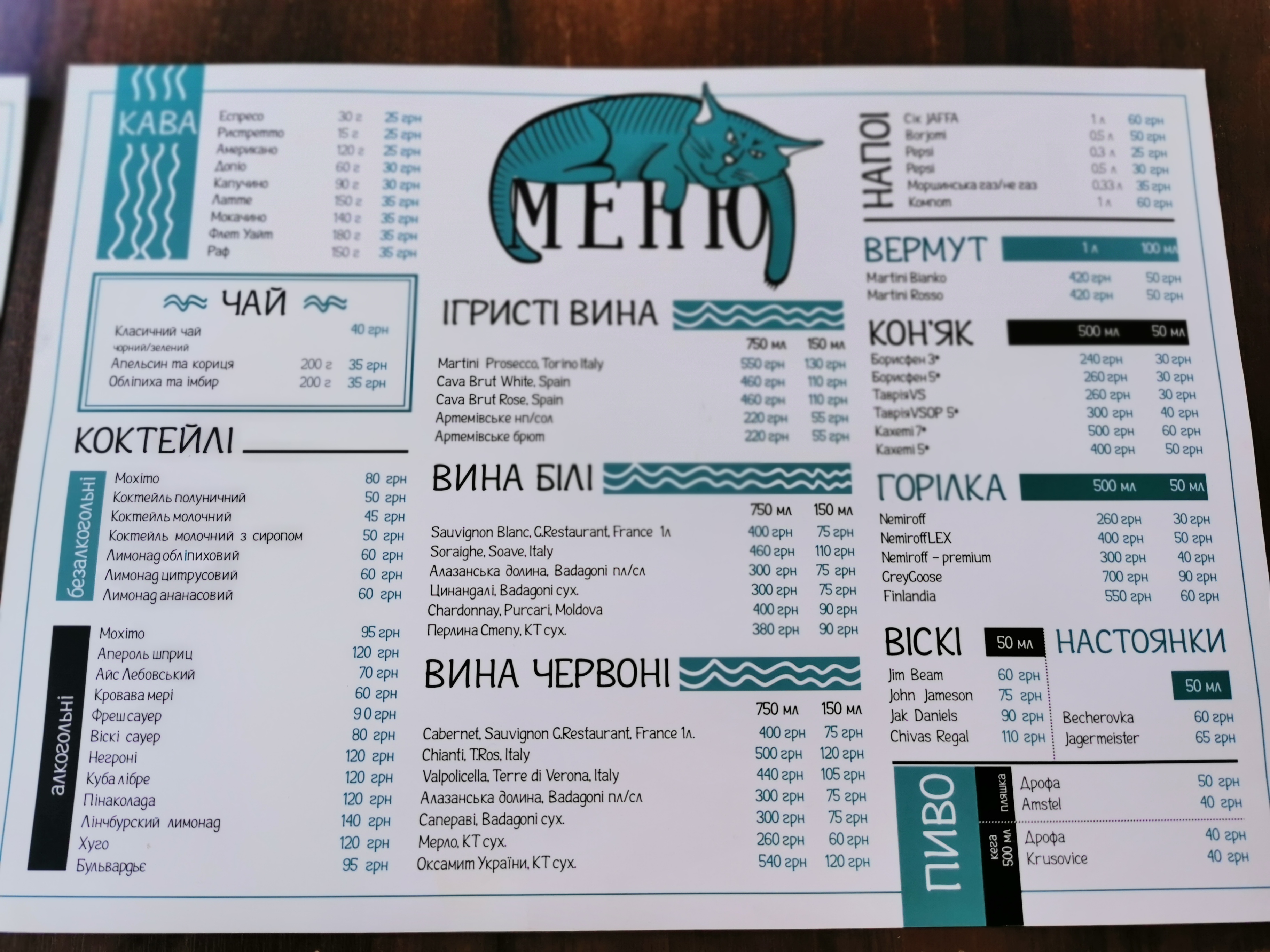 Rybak menu 2
