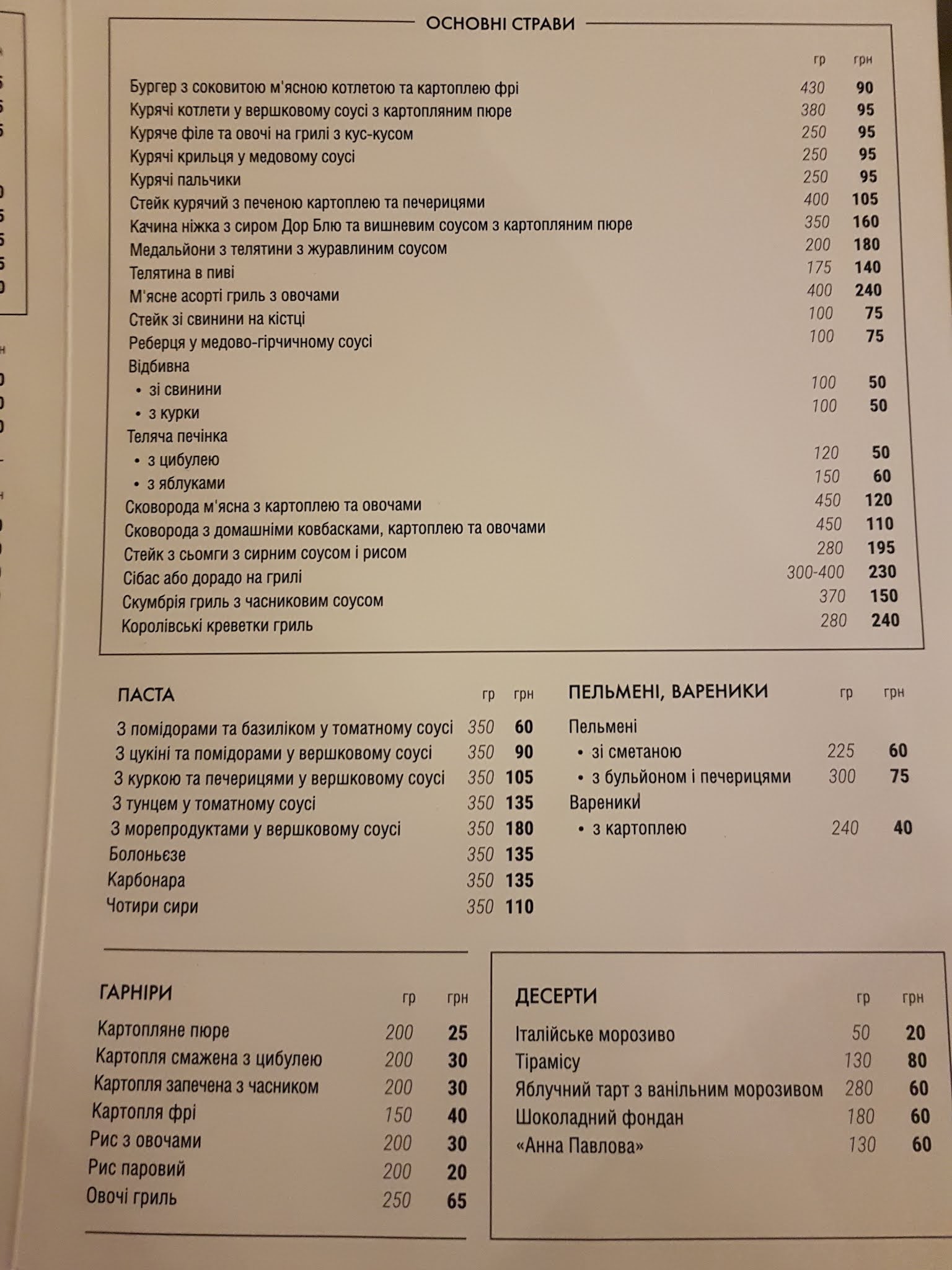 Саме той menu 2