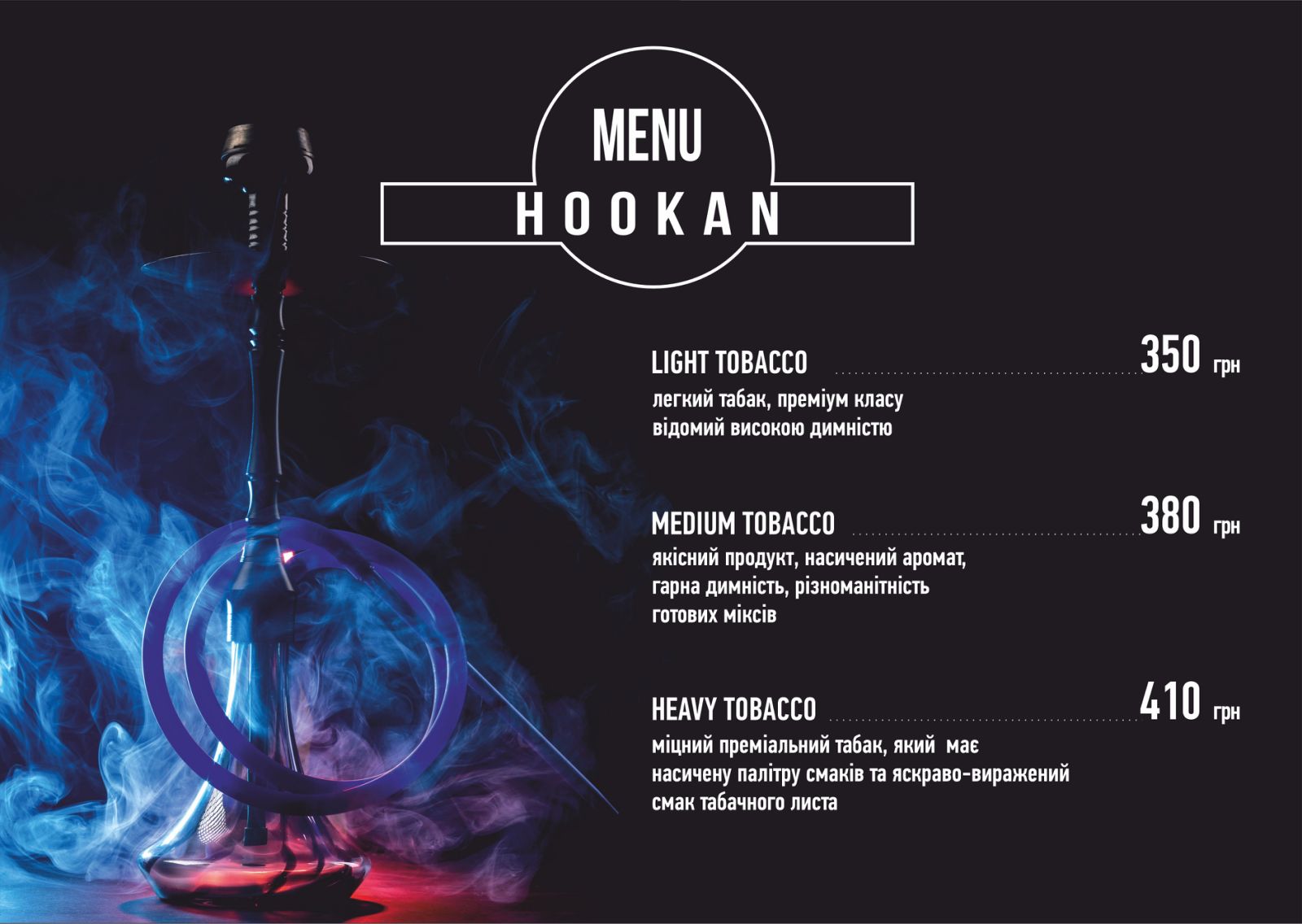 Dvi Palychky menu 5