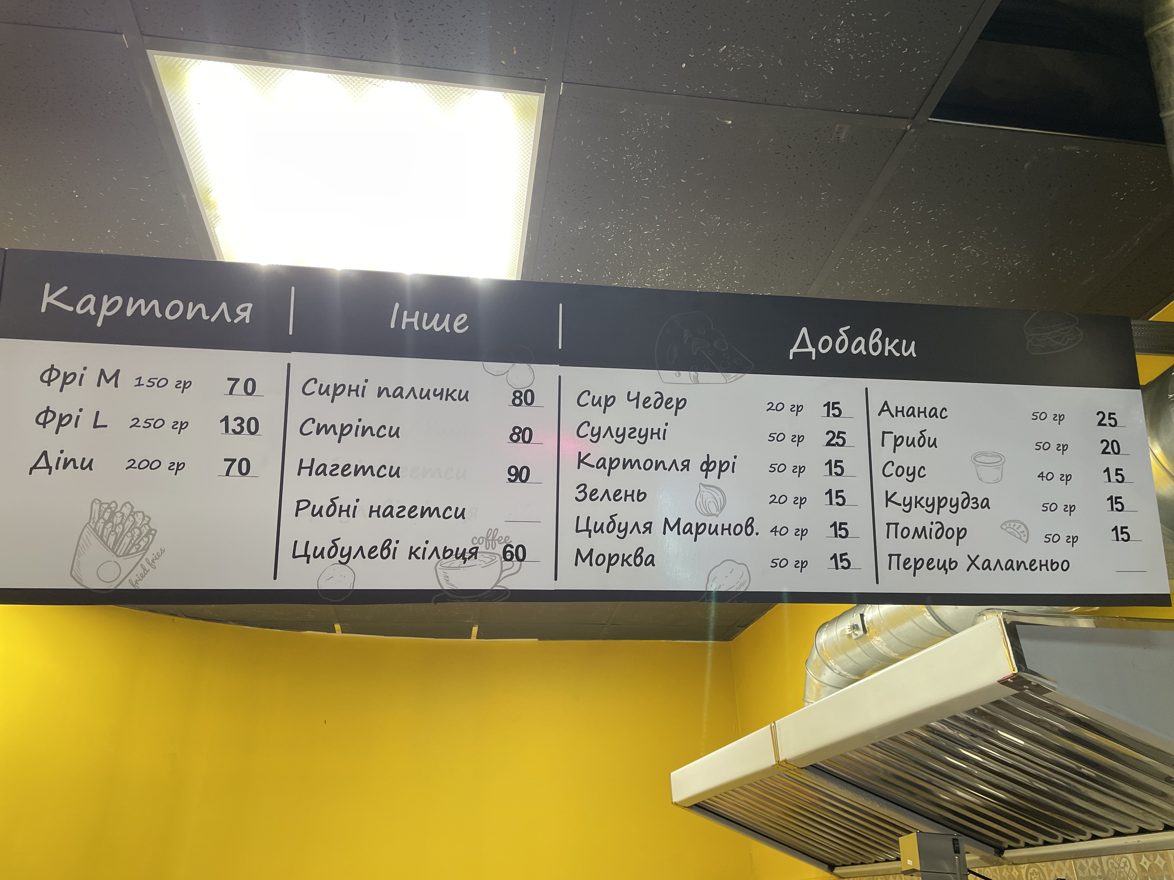 Grand Theft Kebab menu 2