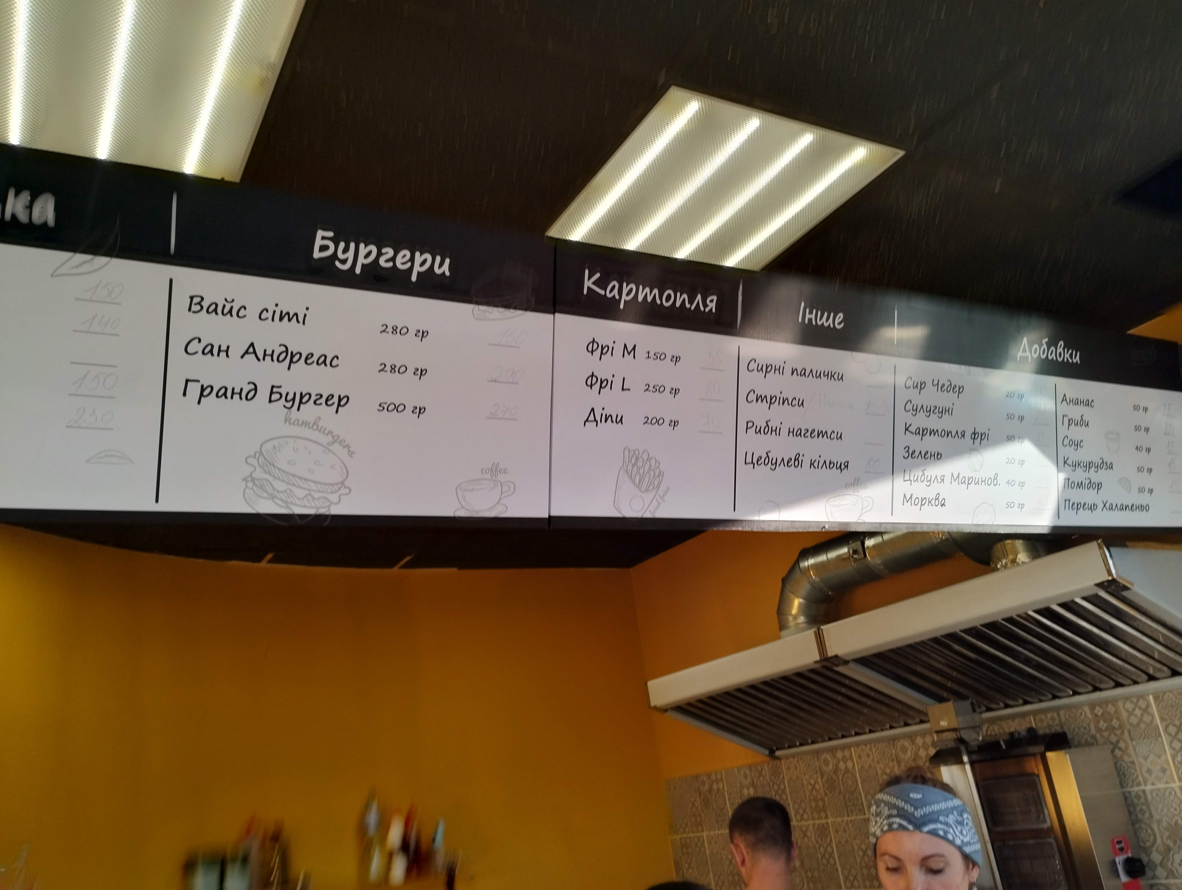 Grand Theft Kebab menu 3
