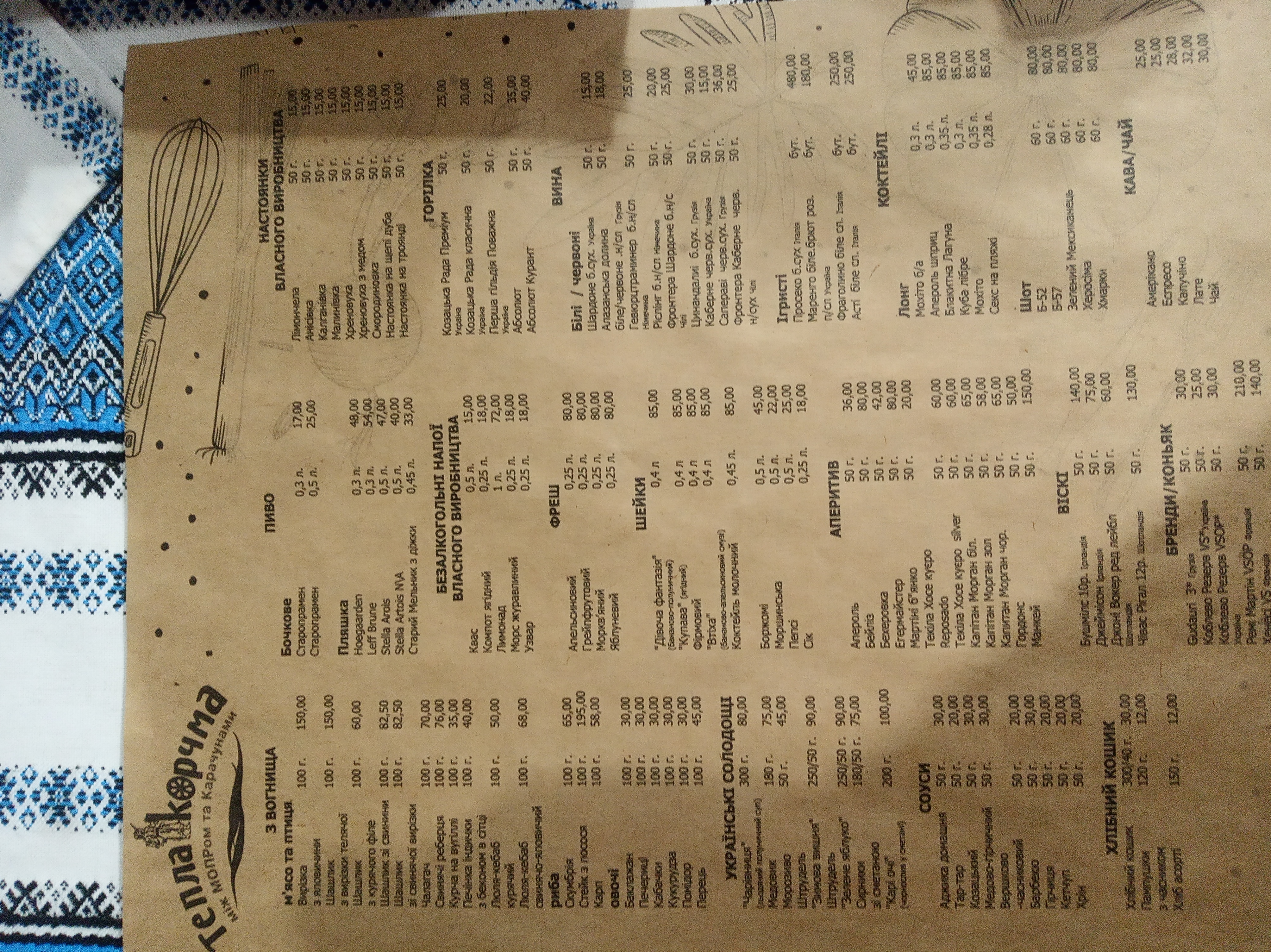 Restoran Tepla Korchma menu 11