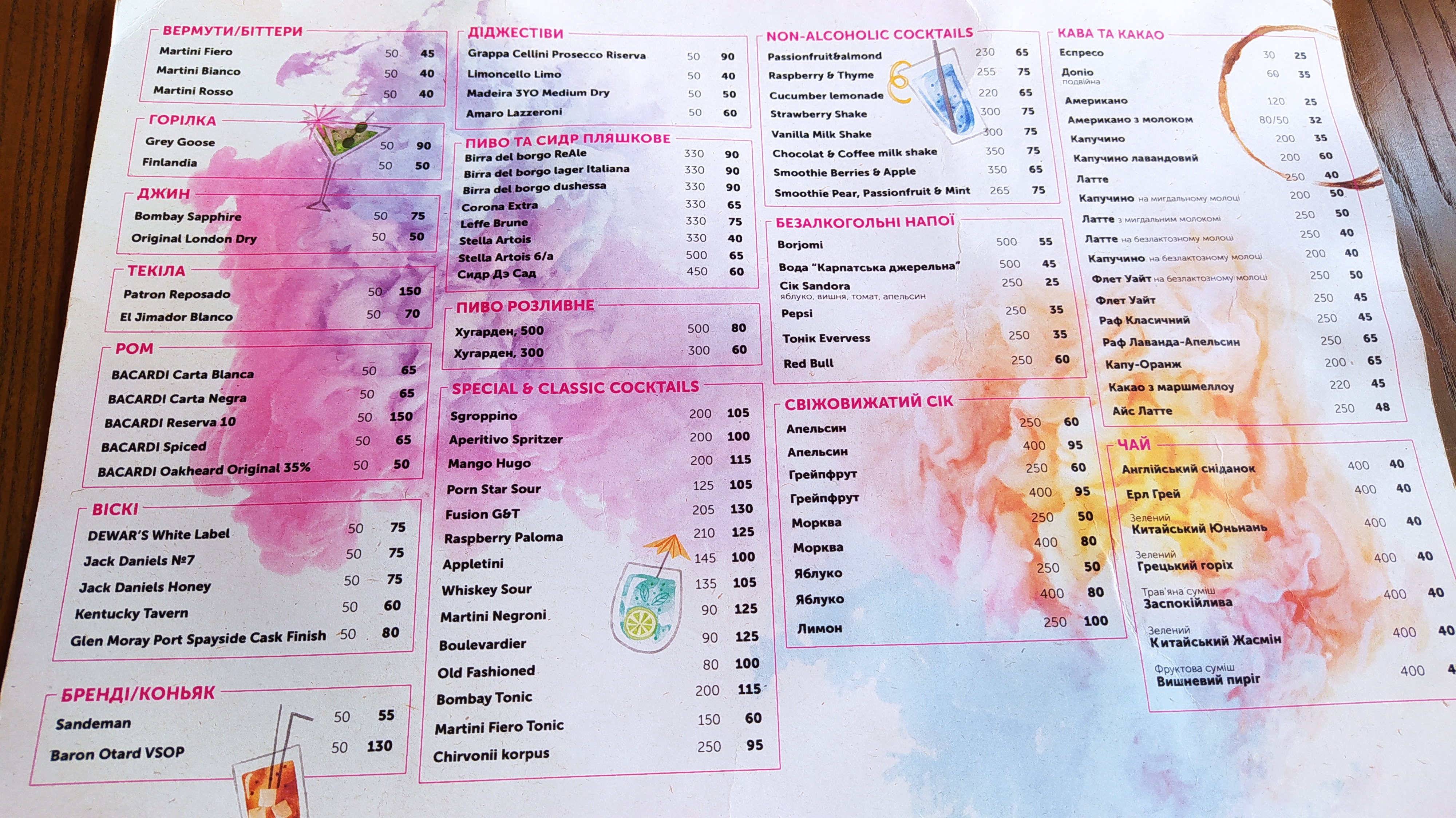 Pastateca menu 1