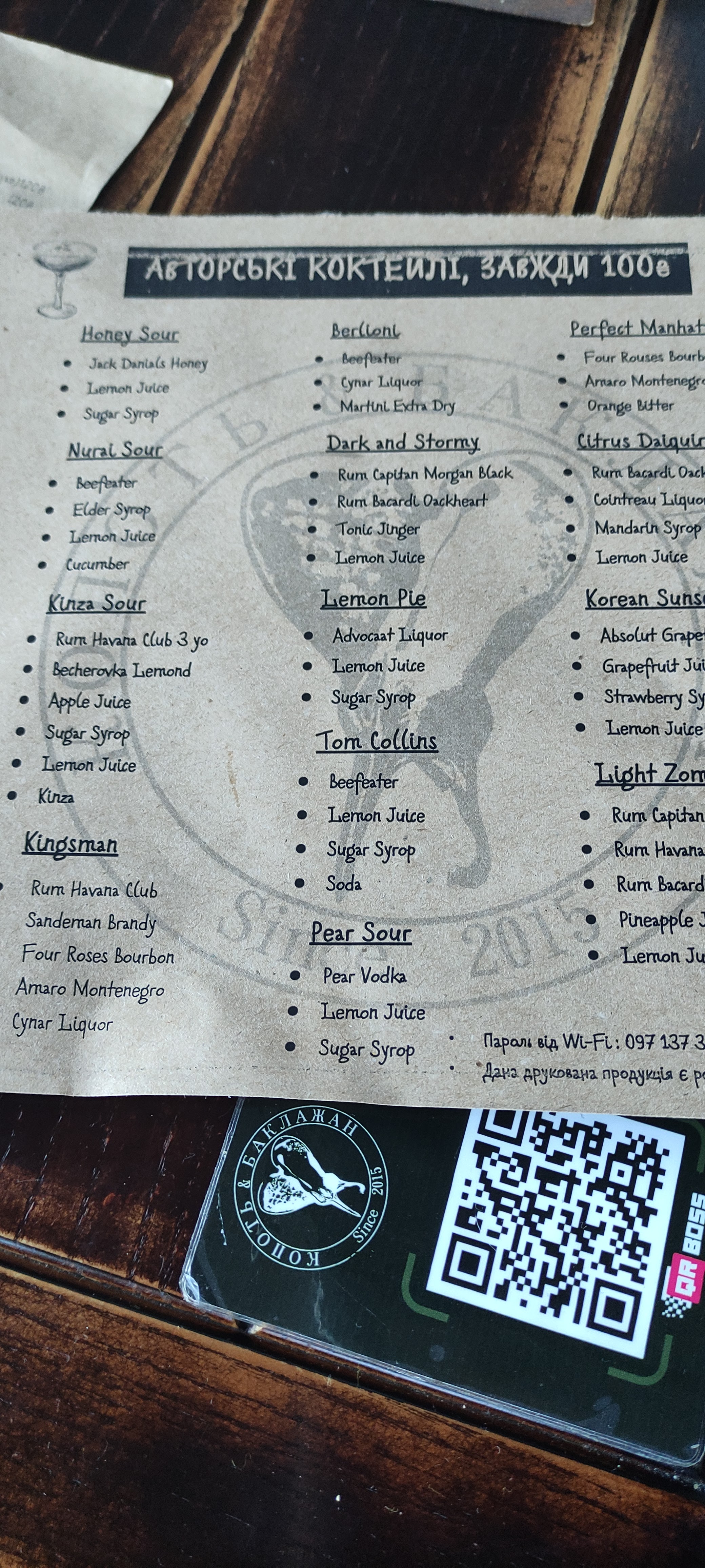 Soot and eggplant menu 6