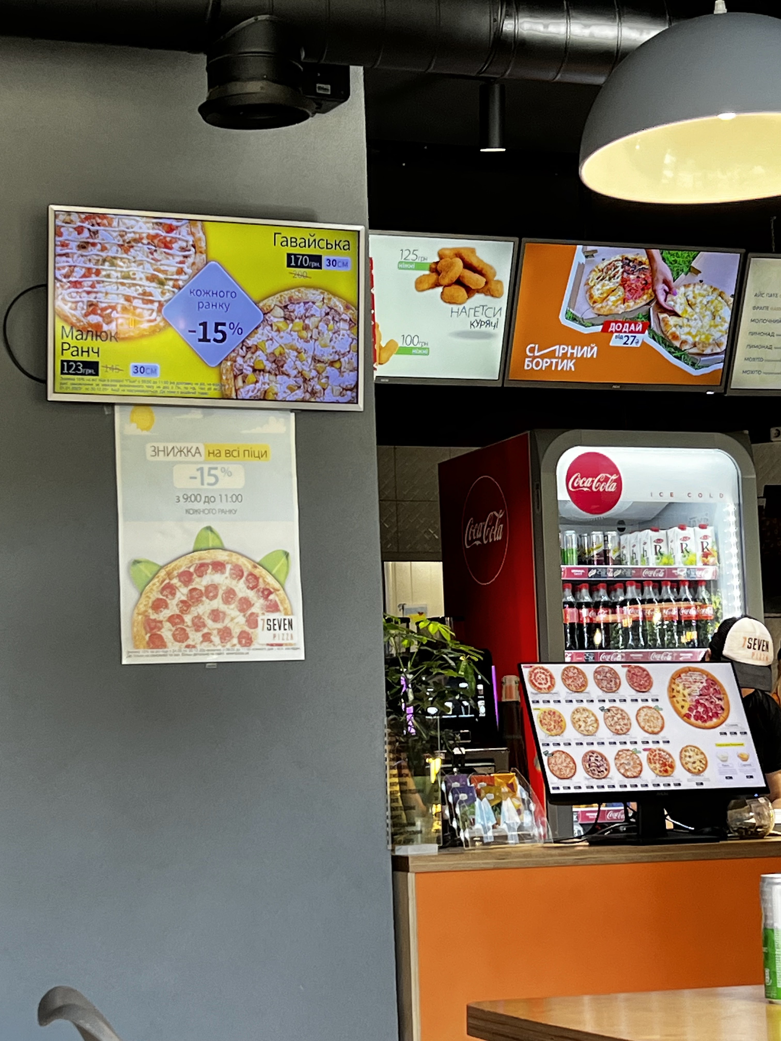 Seven Pitsa menu 1