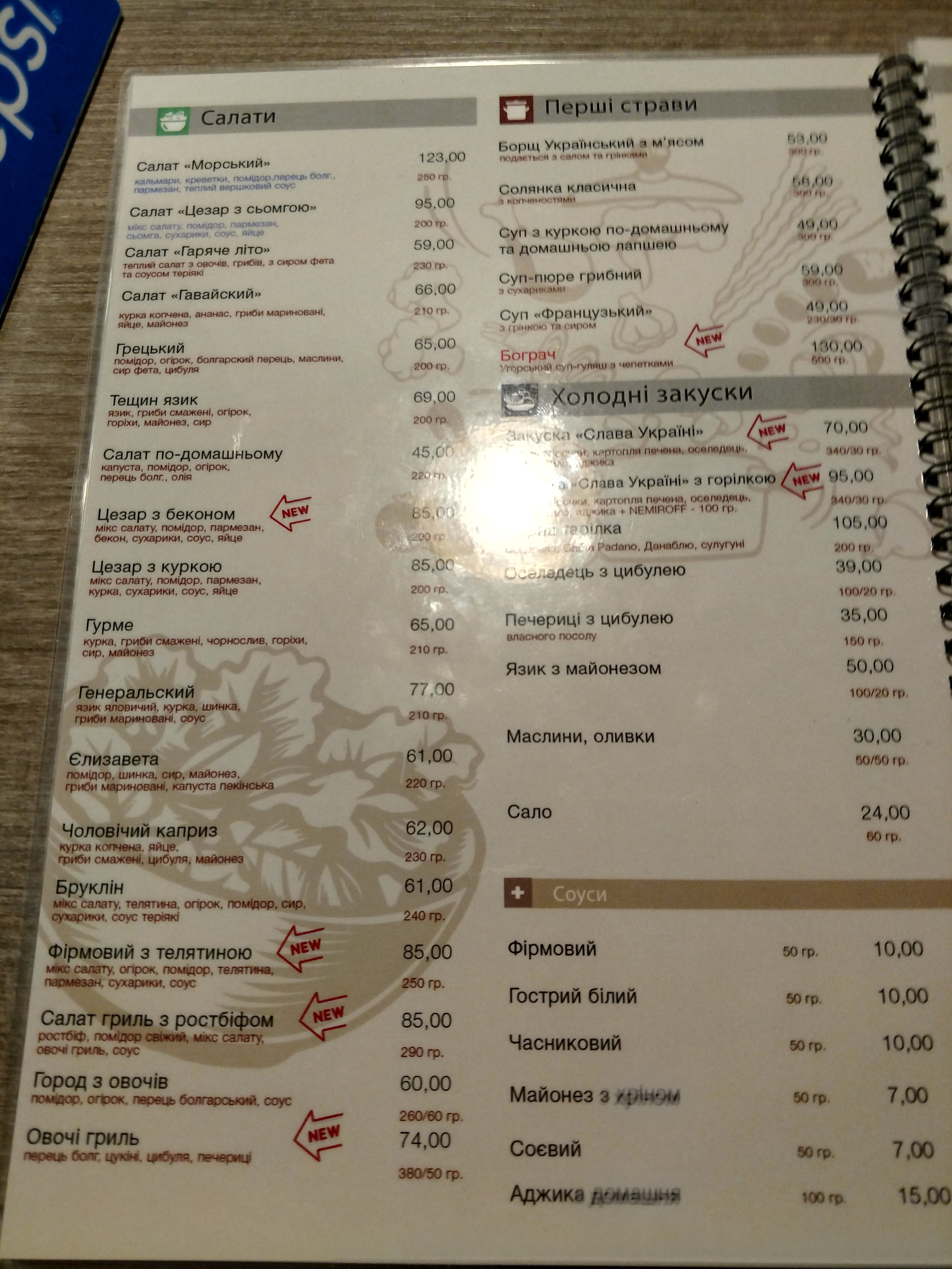Stare Misto menu 4