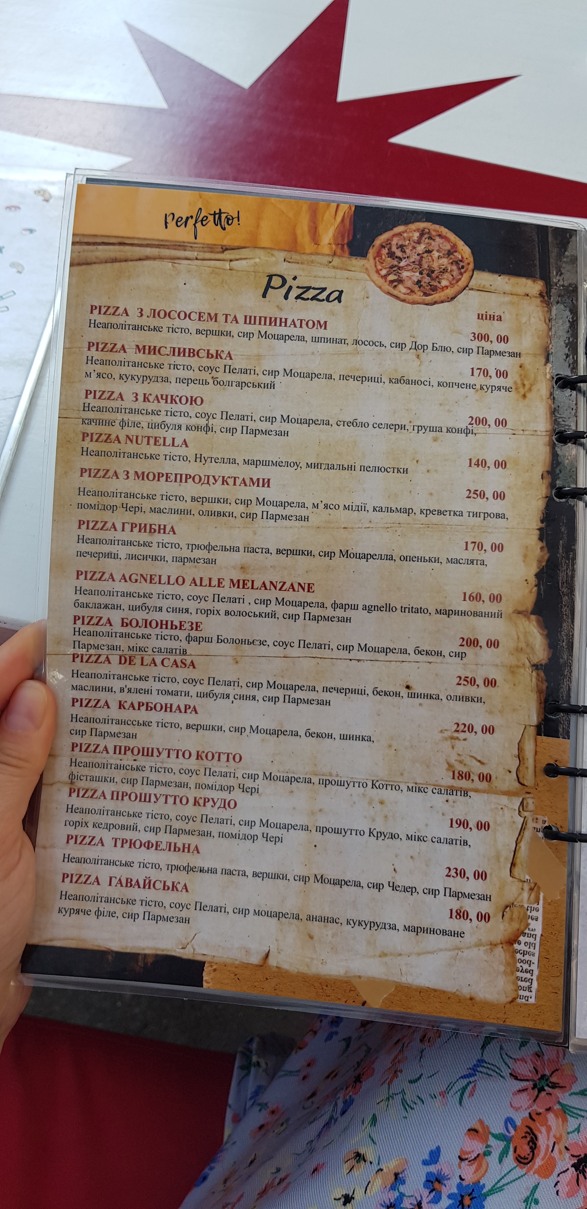Fermento Pizza menu 6
