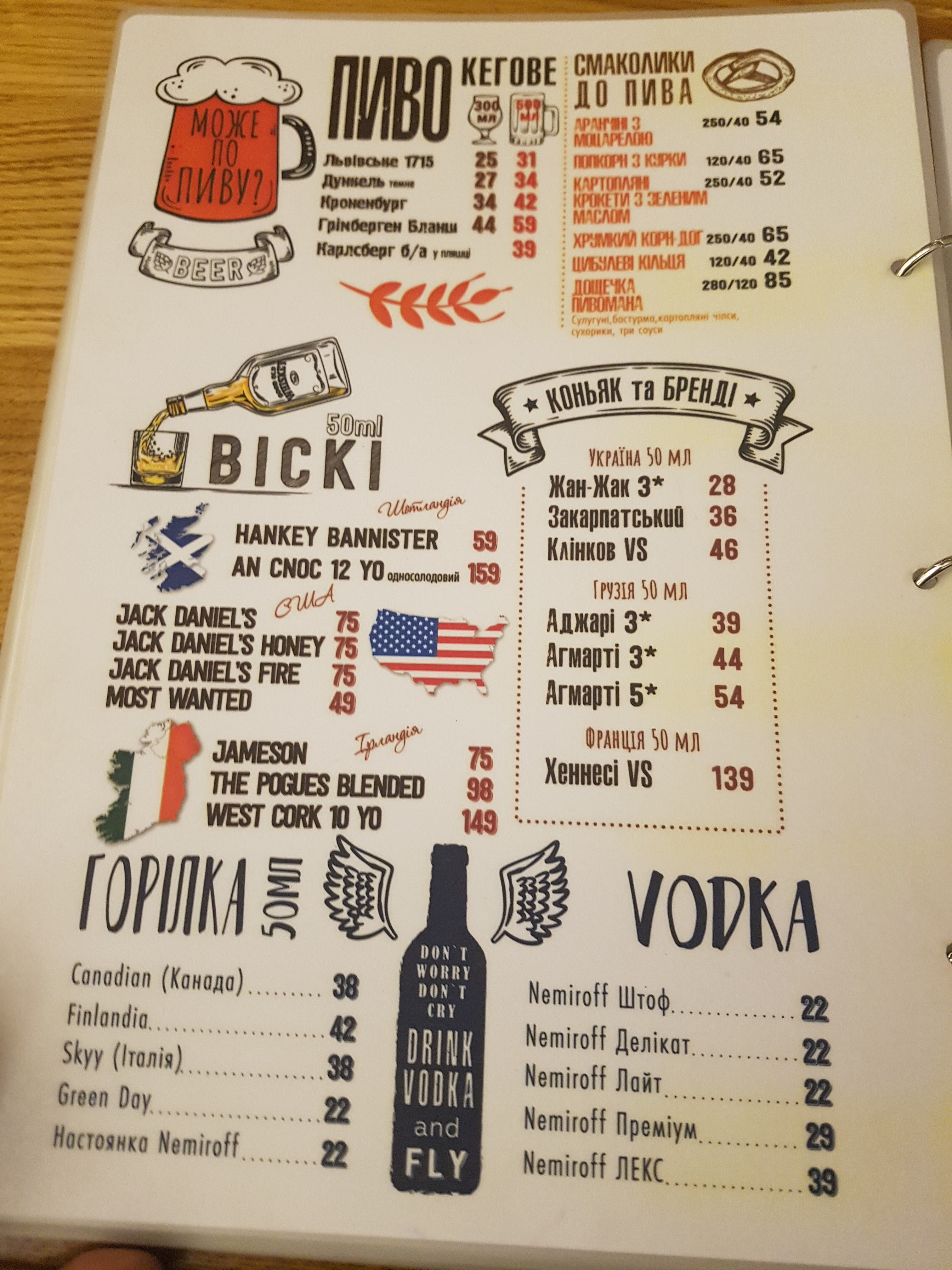 Пекоріні Pecorini menu 12