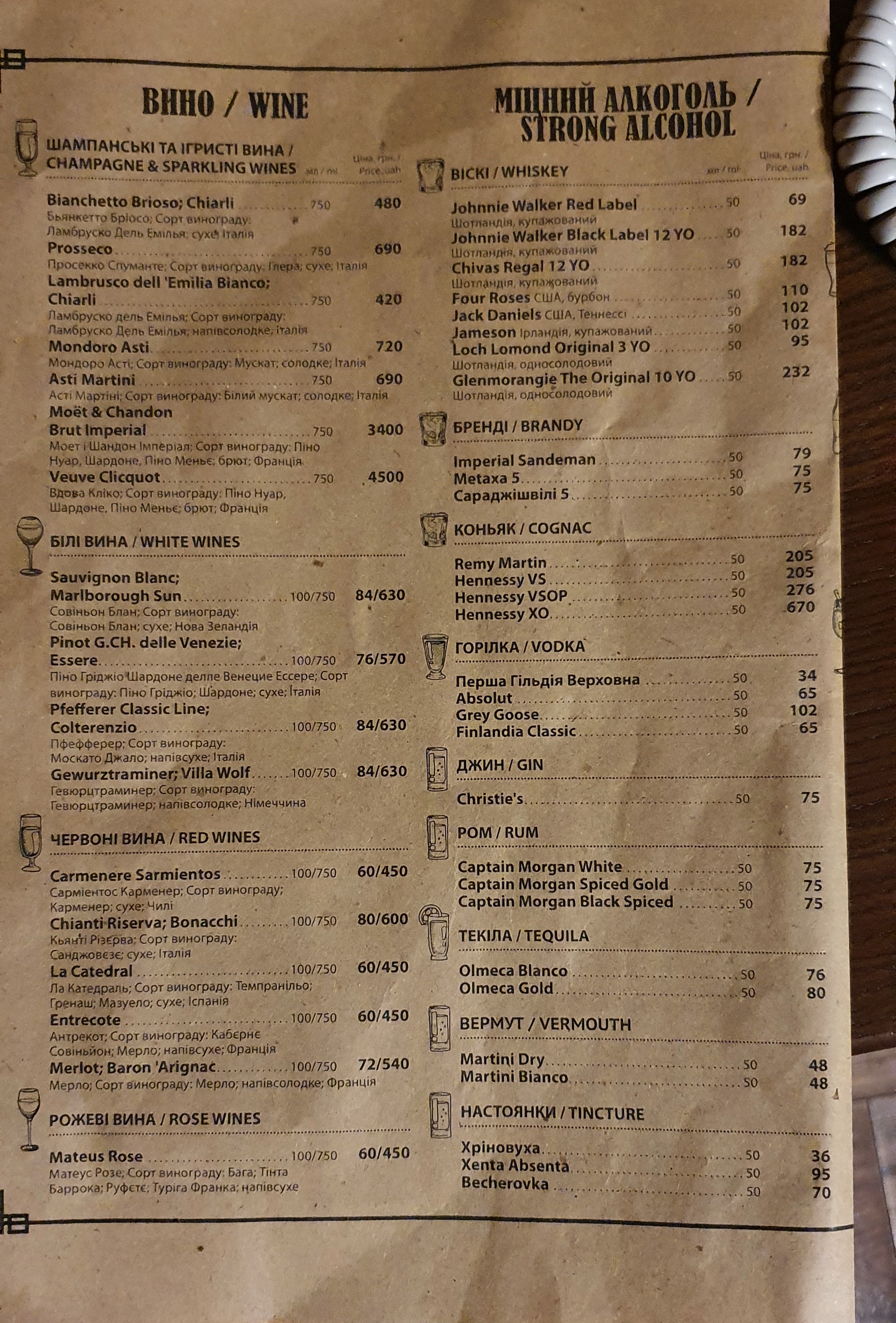 Bokovenka menu 3