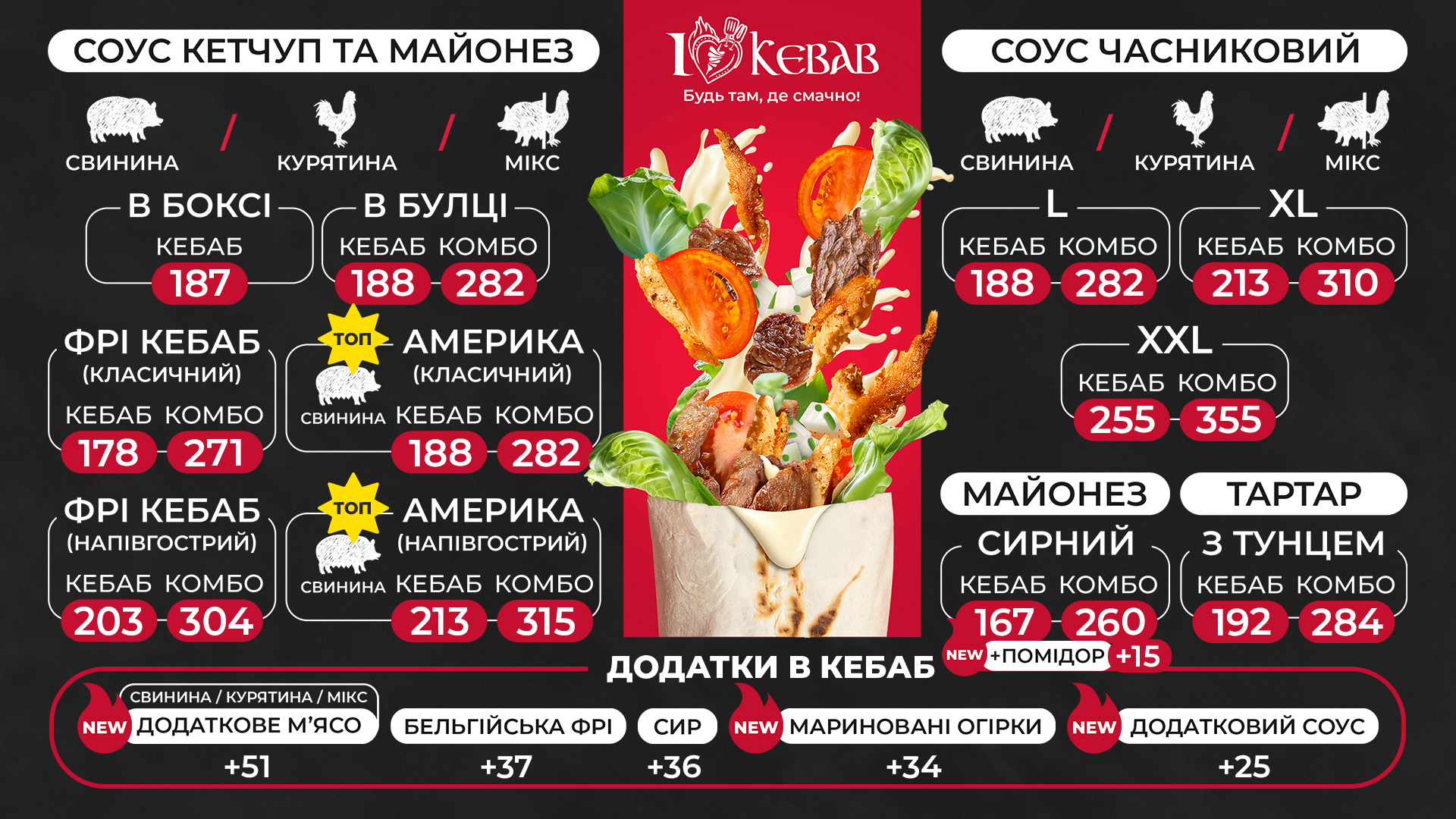 I Love Kebab/Я Люблю Кебаб menu 3