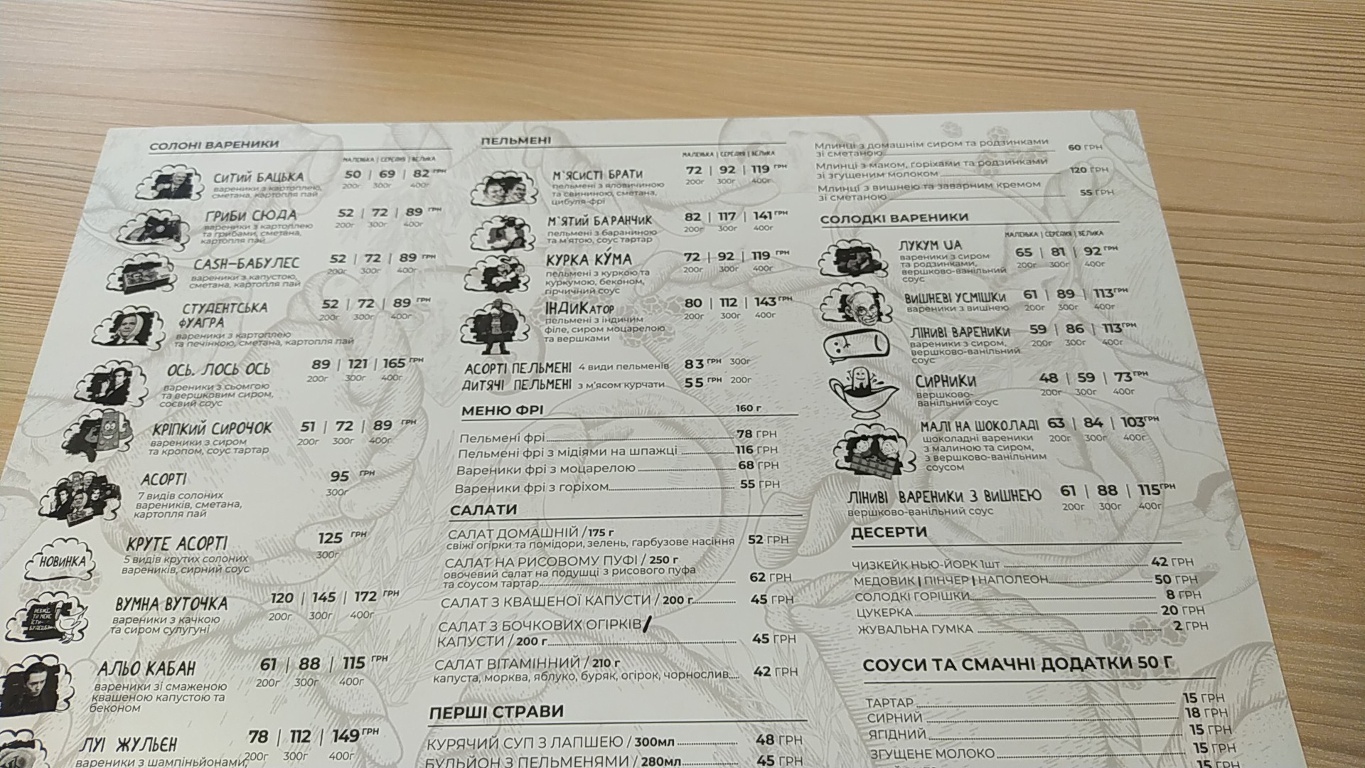 Варенична майстерня "КРУТЕ TISTO" menu 4