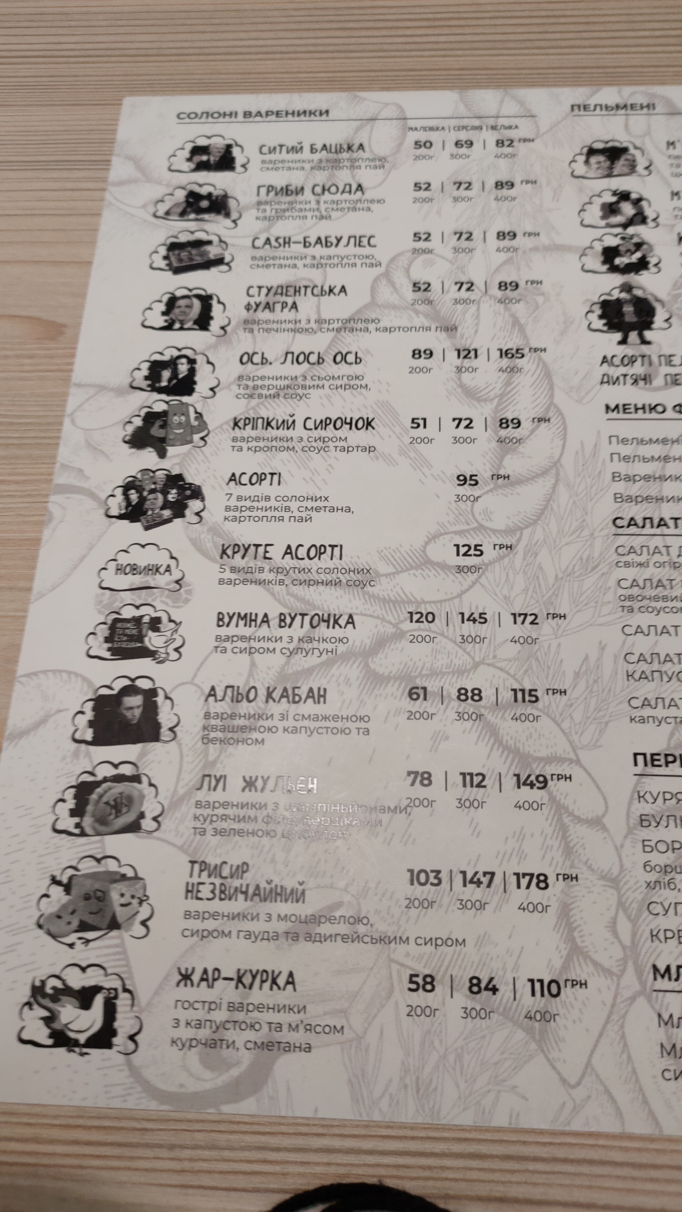 Варенична майстерня "КРУТЕ TISTO" menu 8