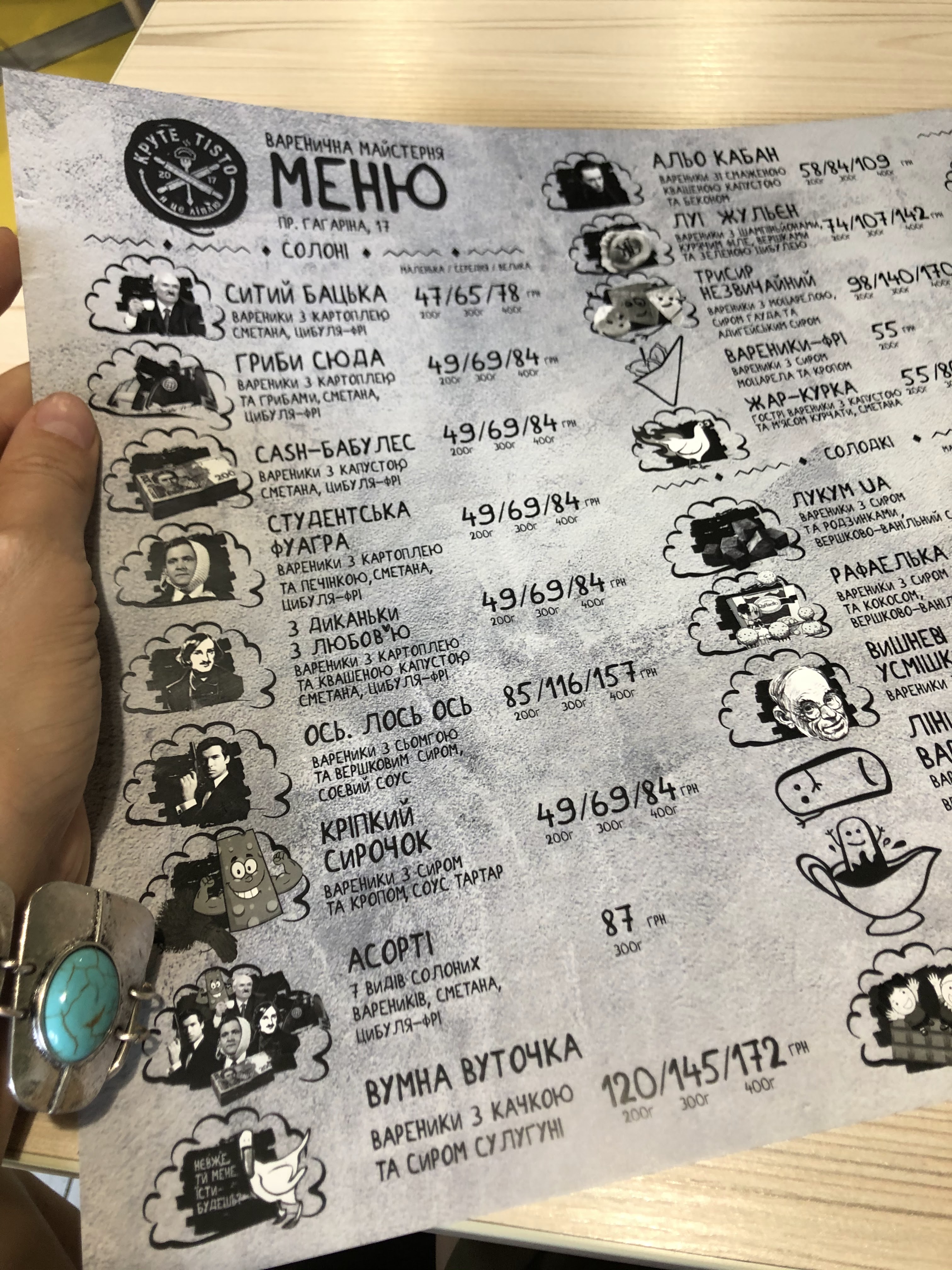 Варенична майстерня "КРУТЕ TISTO" menu 9