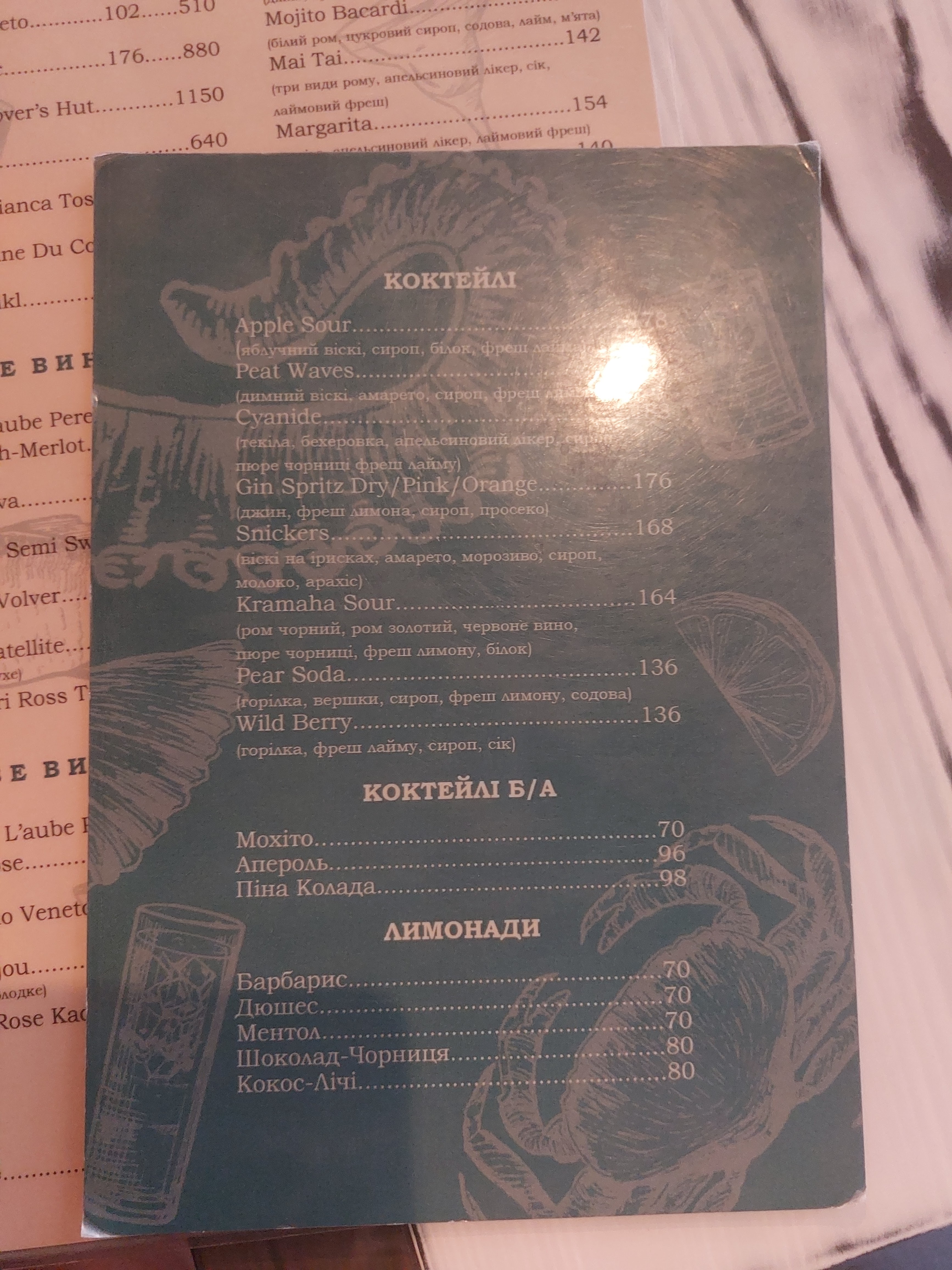 Рибне Місце menu 11