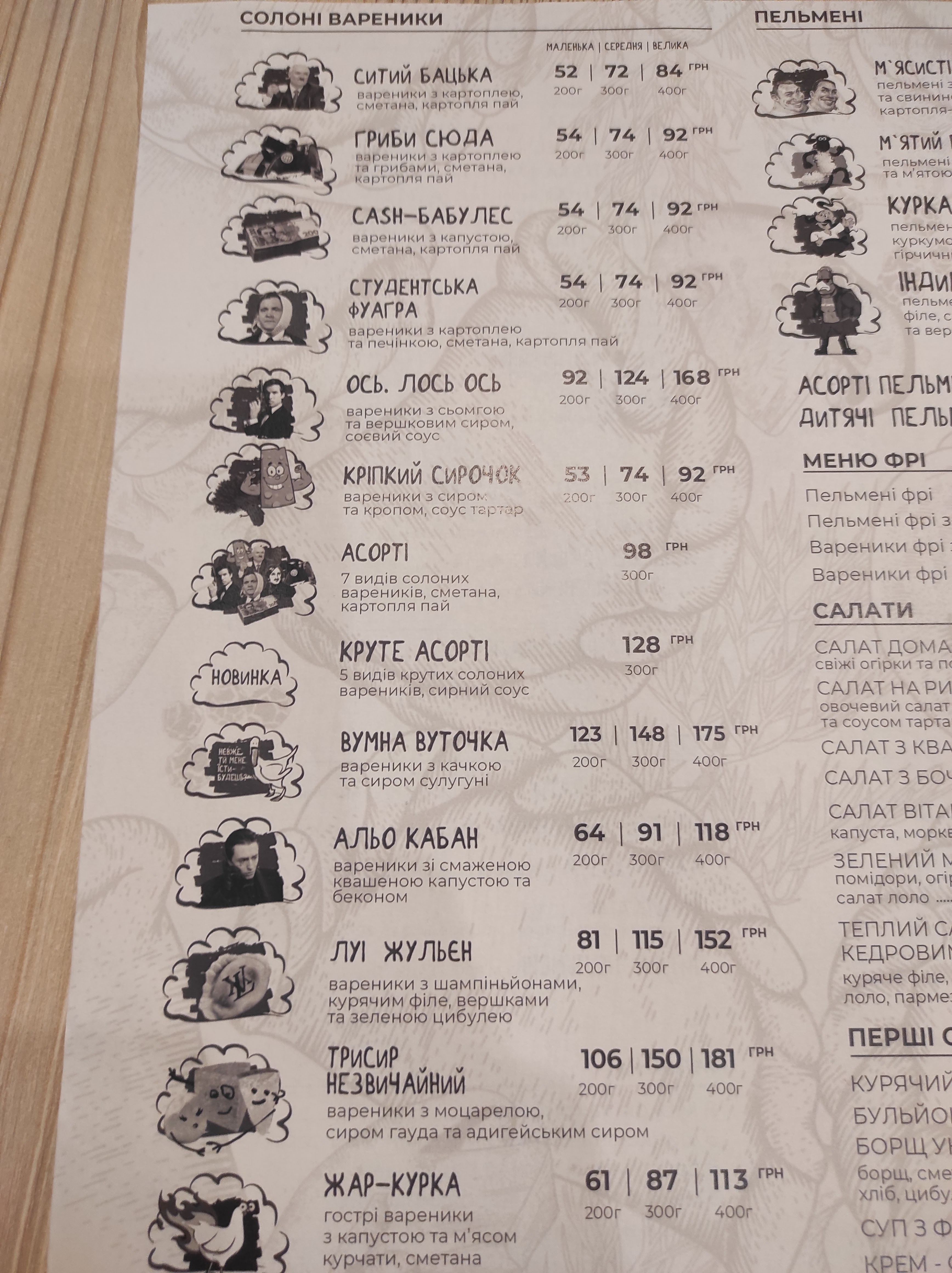 Варенична майстерня "КРУТЕ TISTO" menu 10