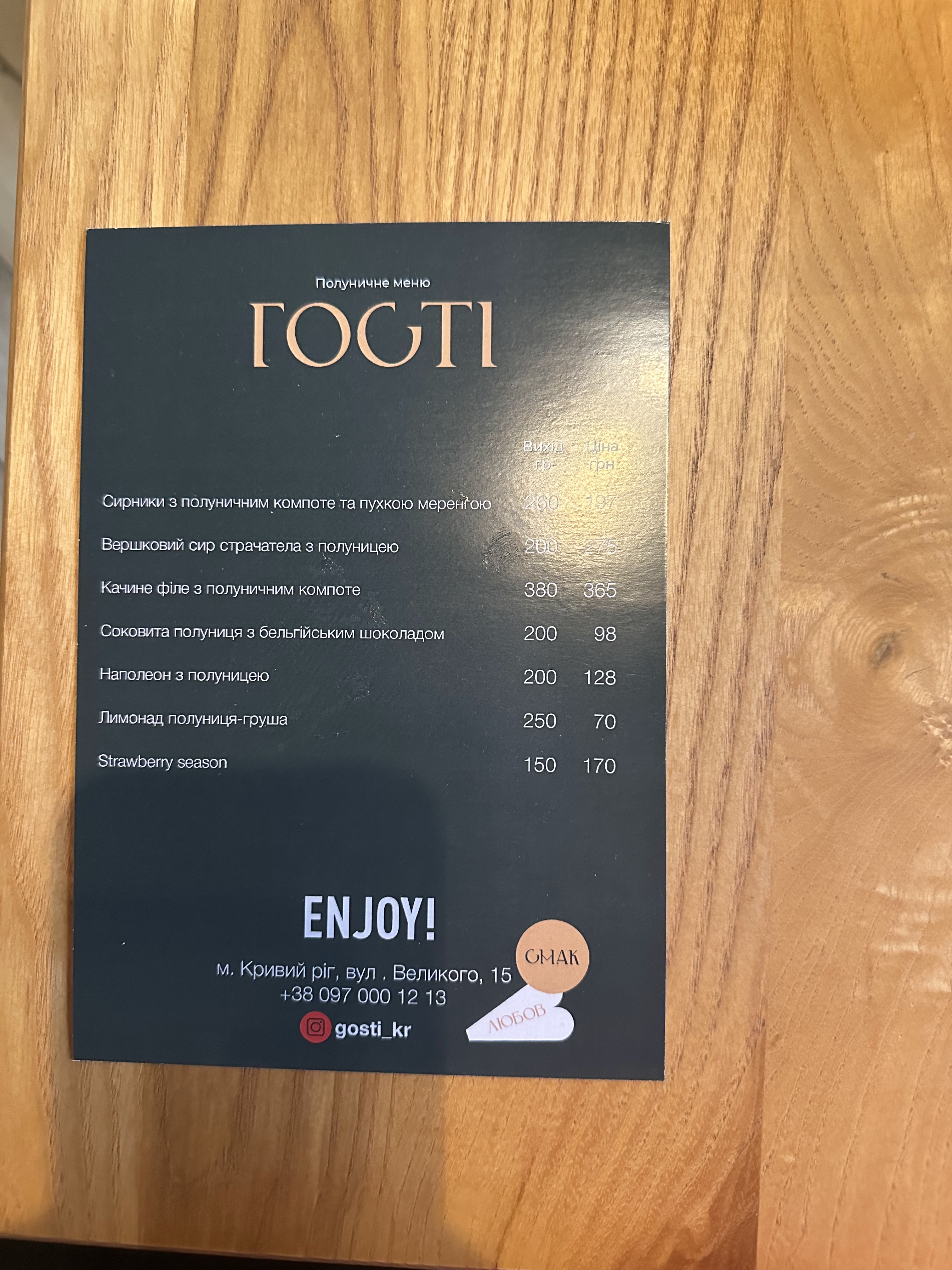 Гості | Гости | Gosti menu 1