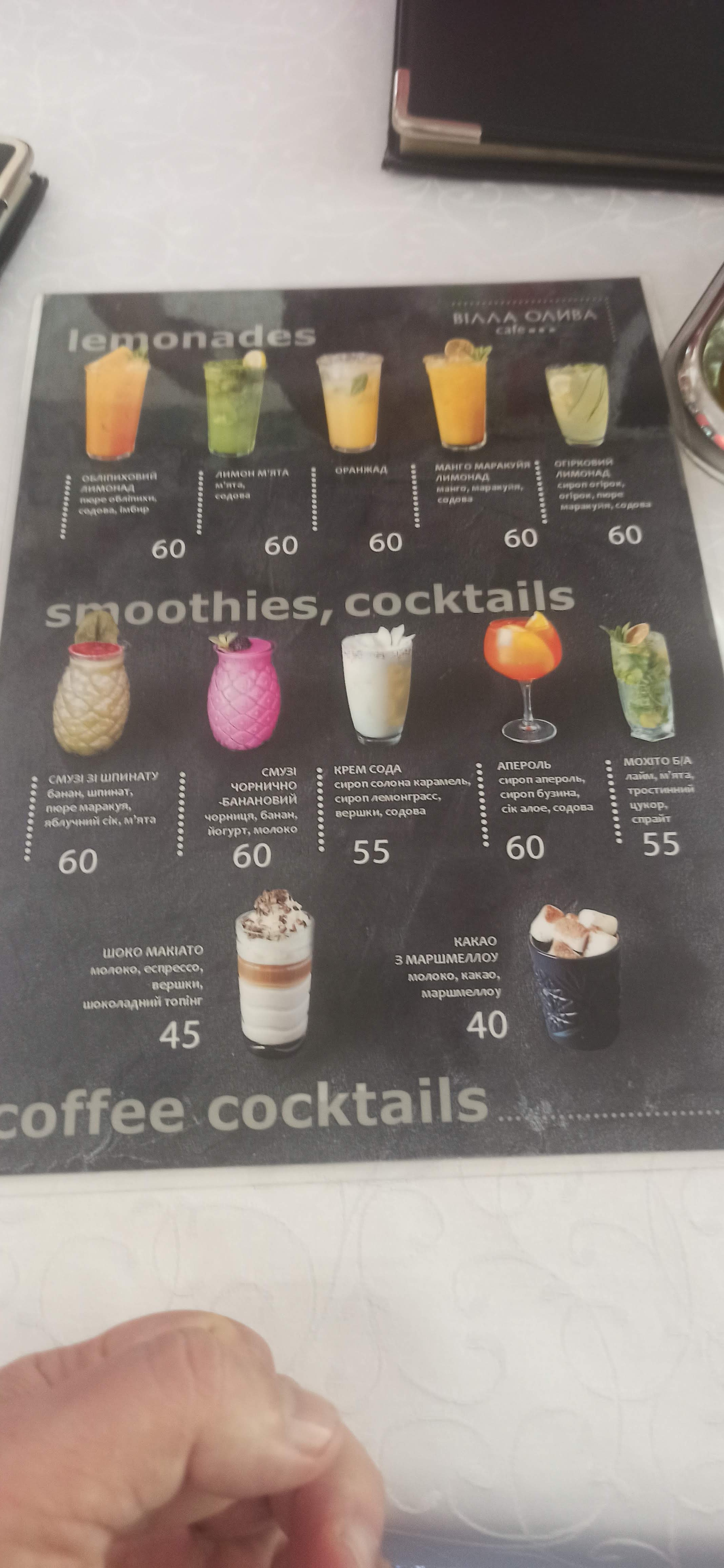 Villa Oliva menu 10