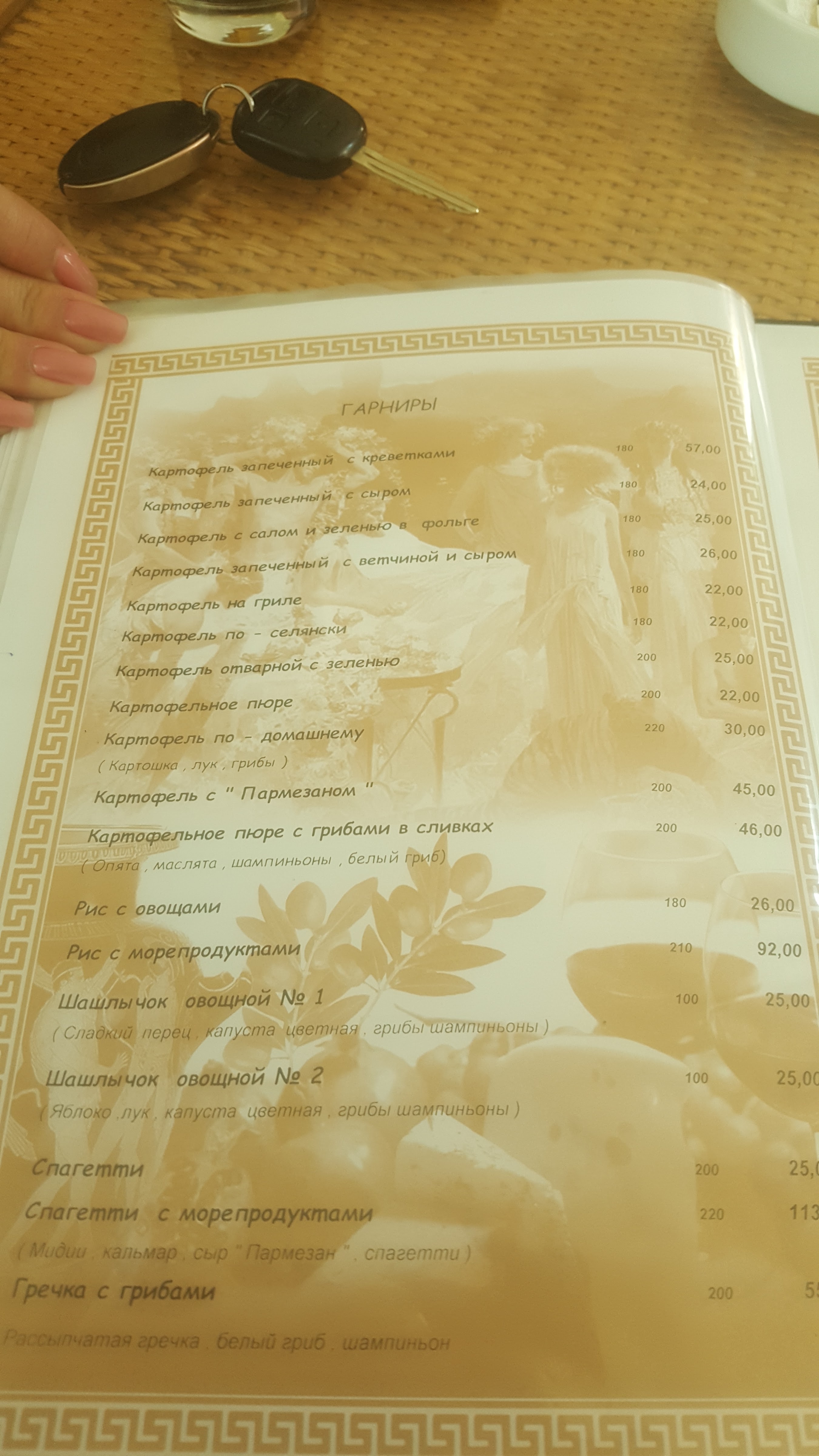 Olimp menu 12