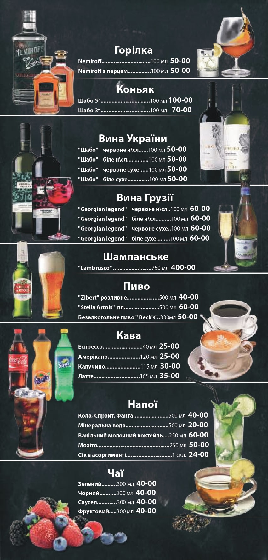 Retro menu 7