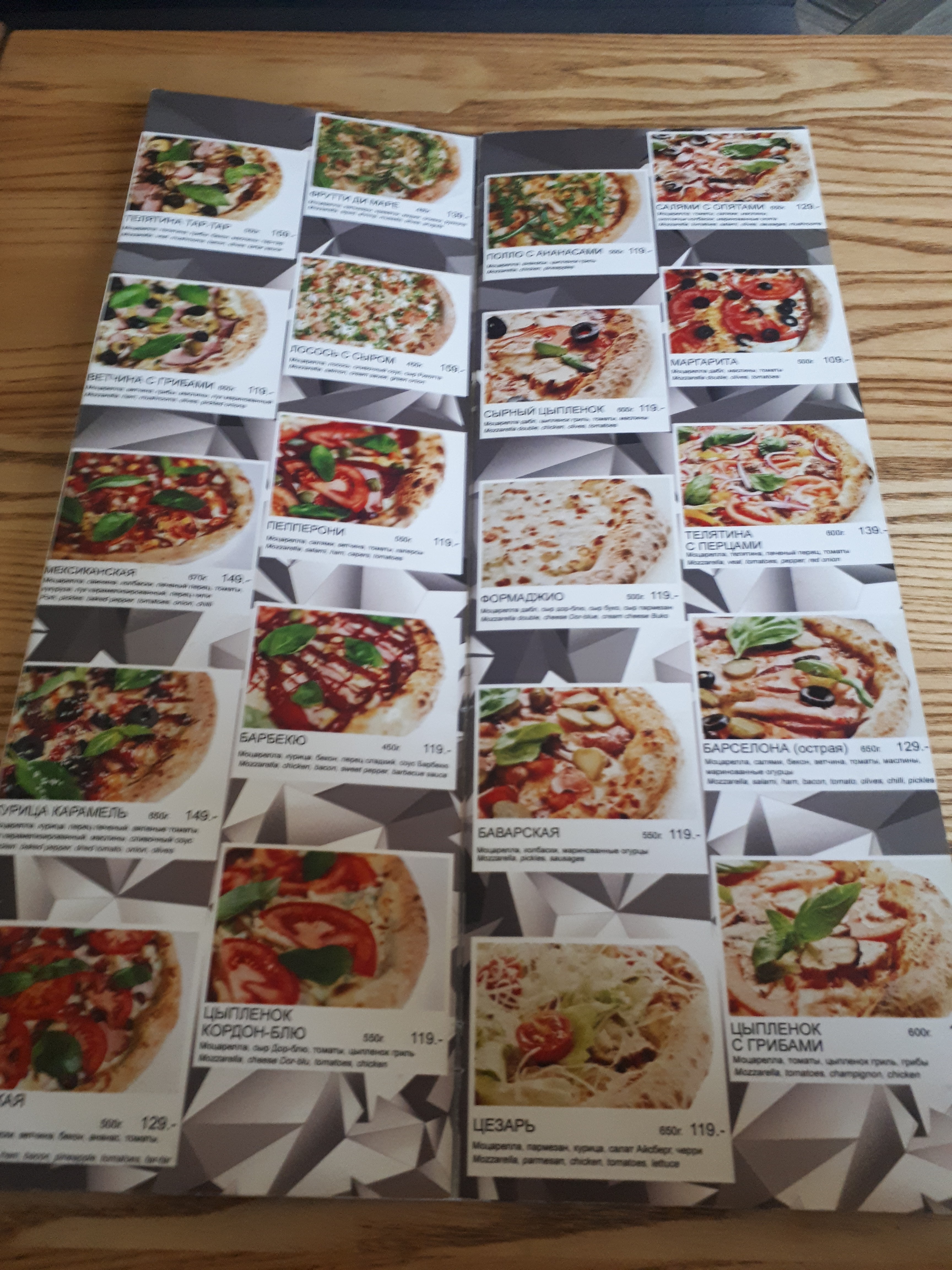 S.EDOY pizza & pasta menu 6
