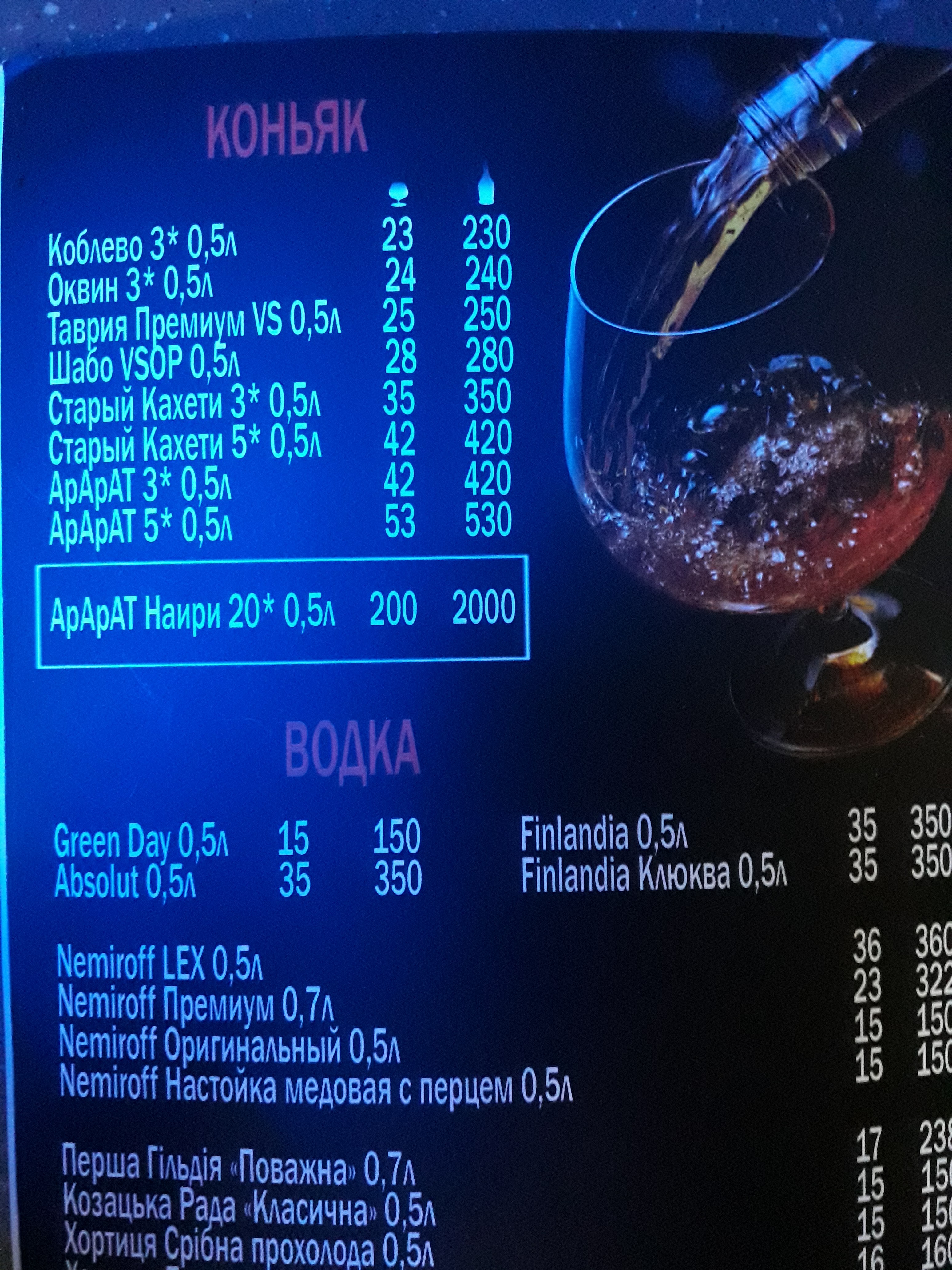 Nairi Patio menu 11
