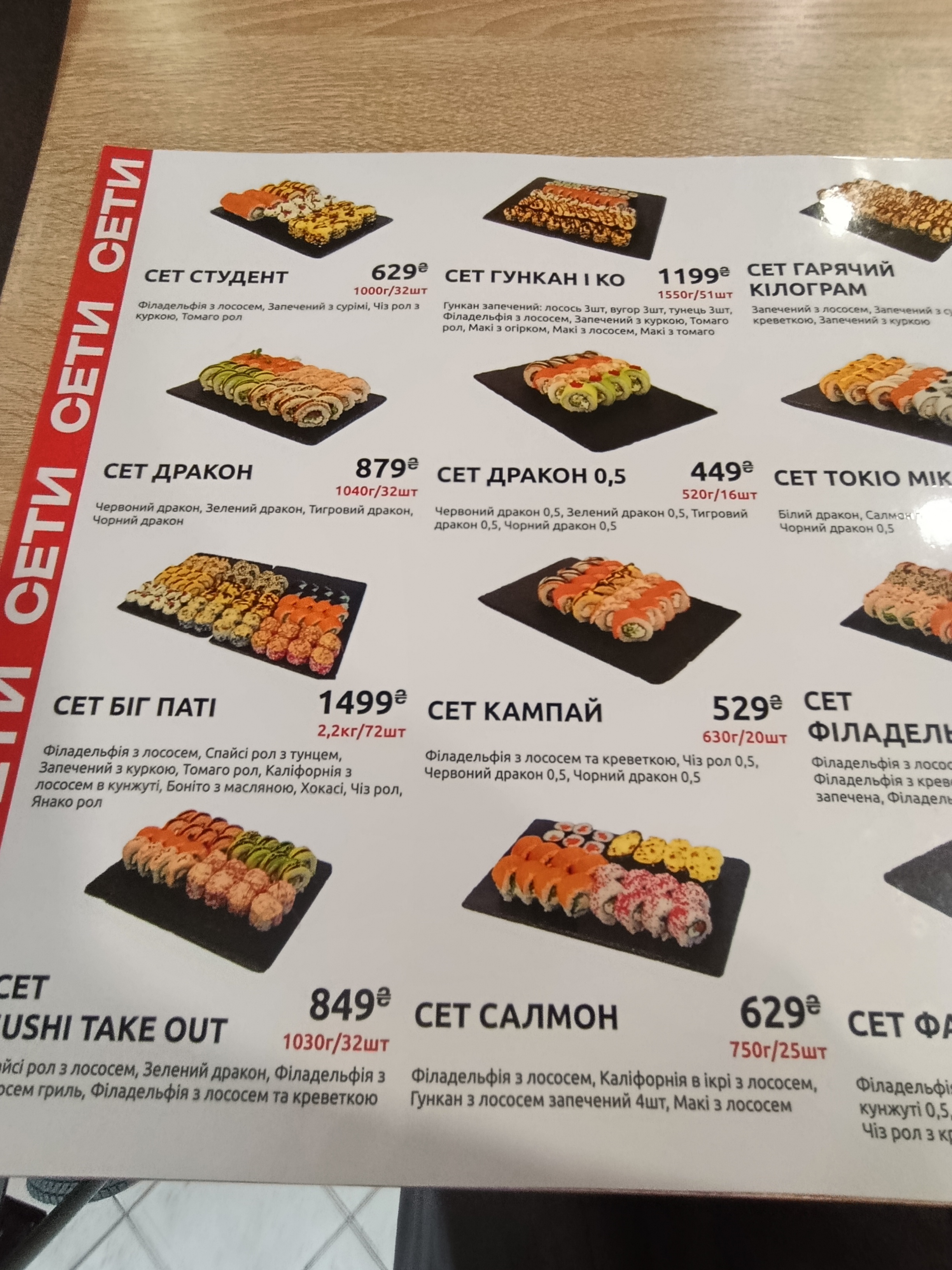 Sushi Take Out menu 7