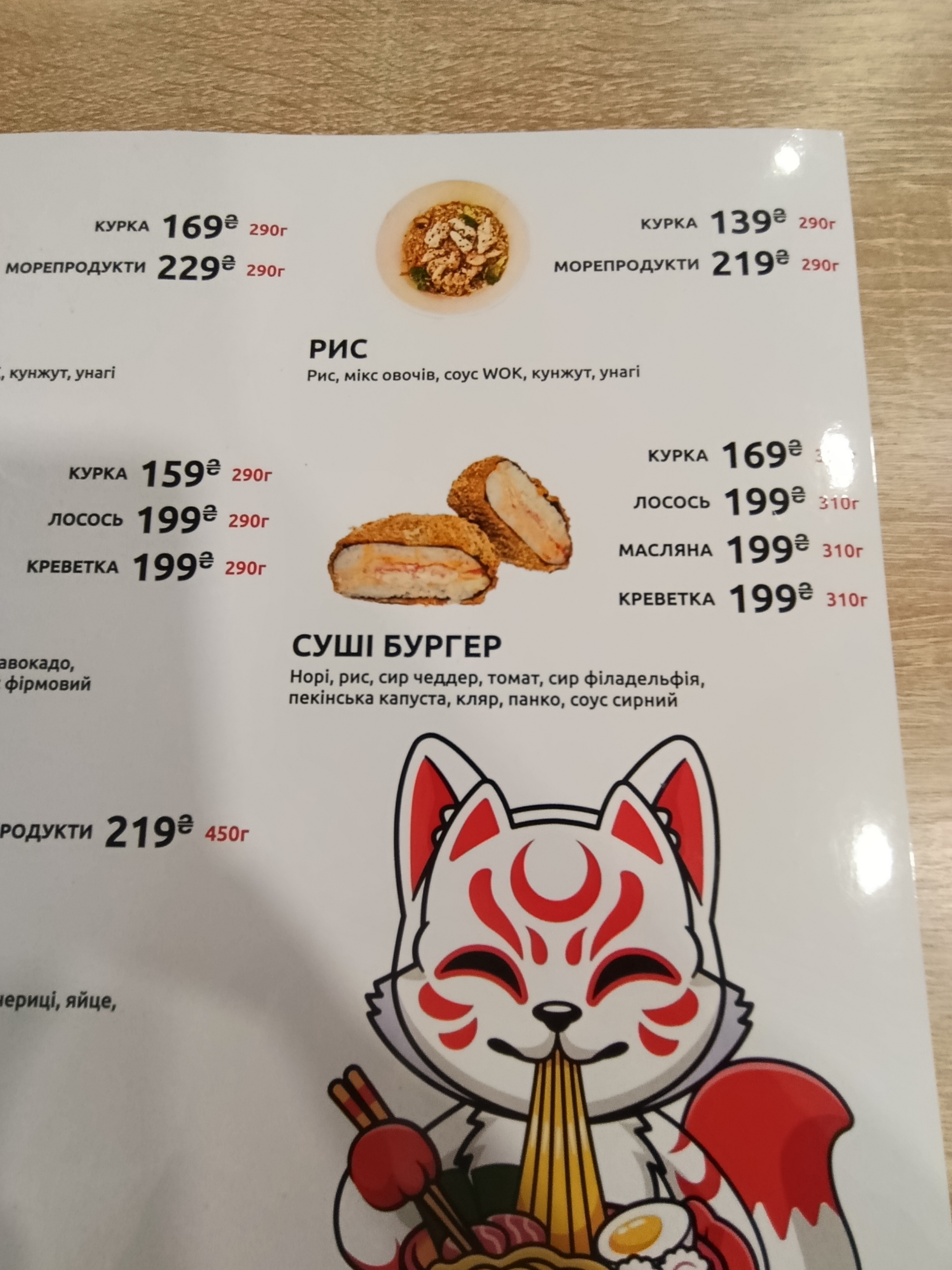 Sushi Take Out menu 9