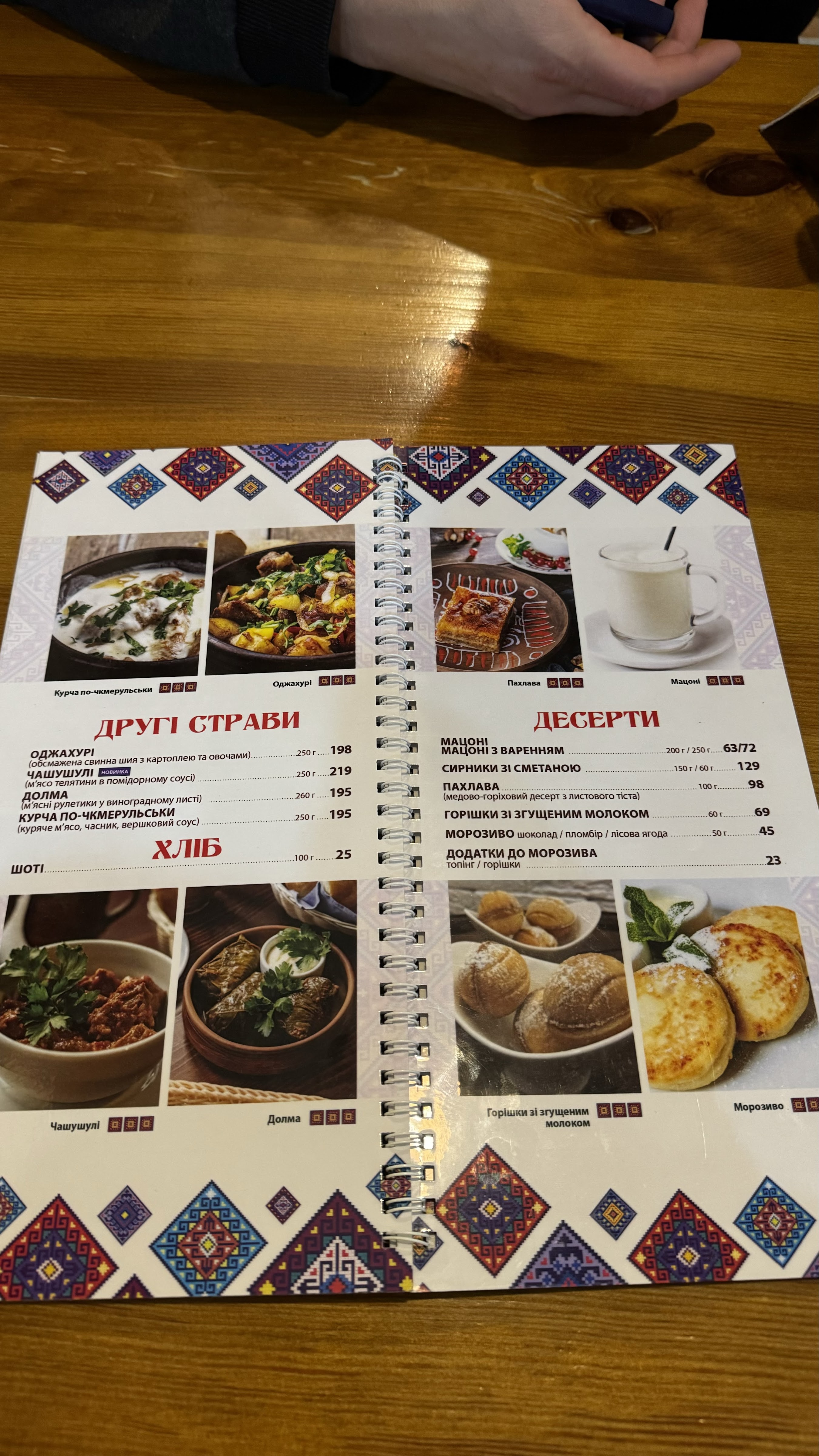 Khinkalʹnya Na Yavornytsʹkoho menu 1