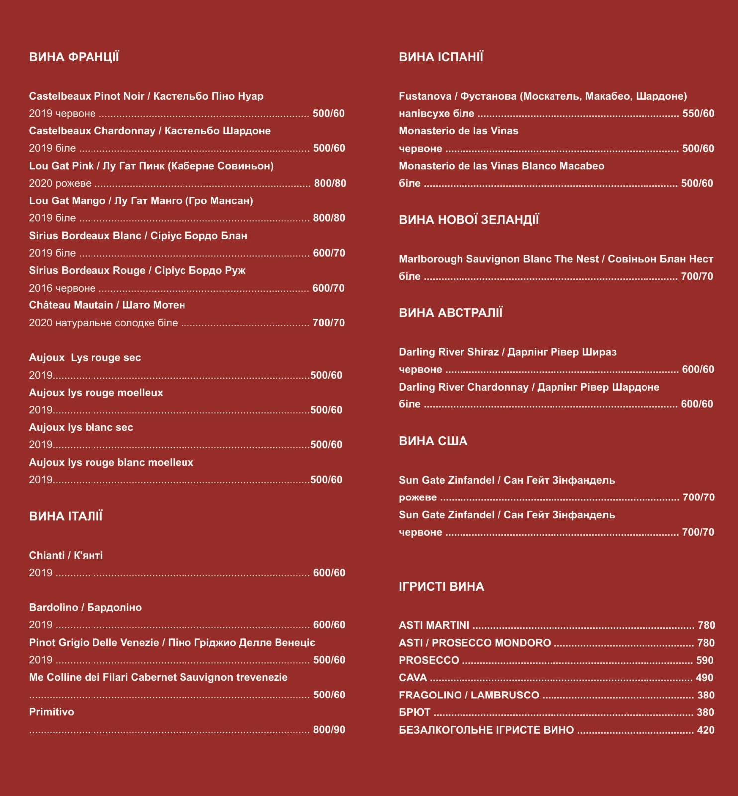 Balkon menu 5