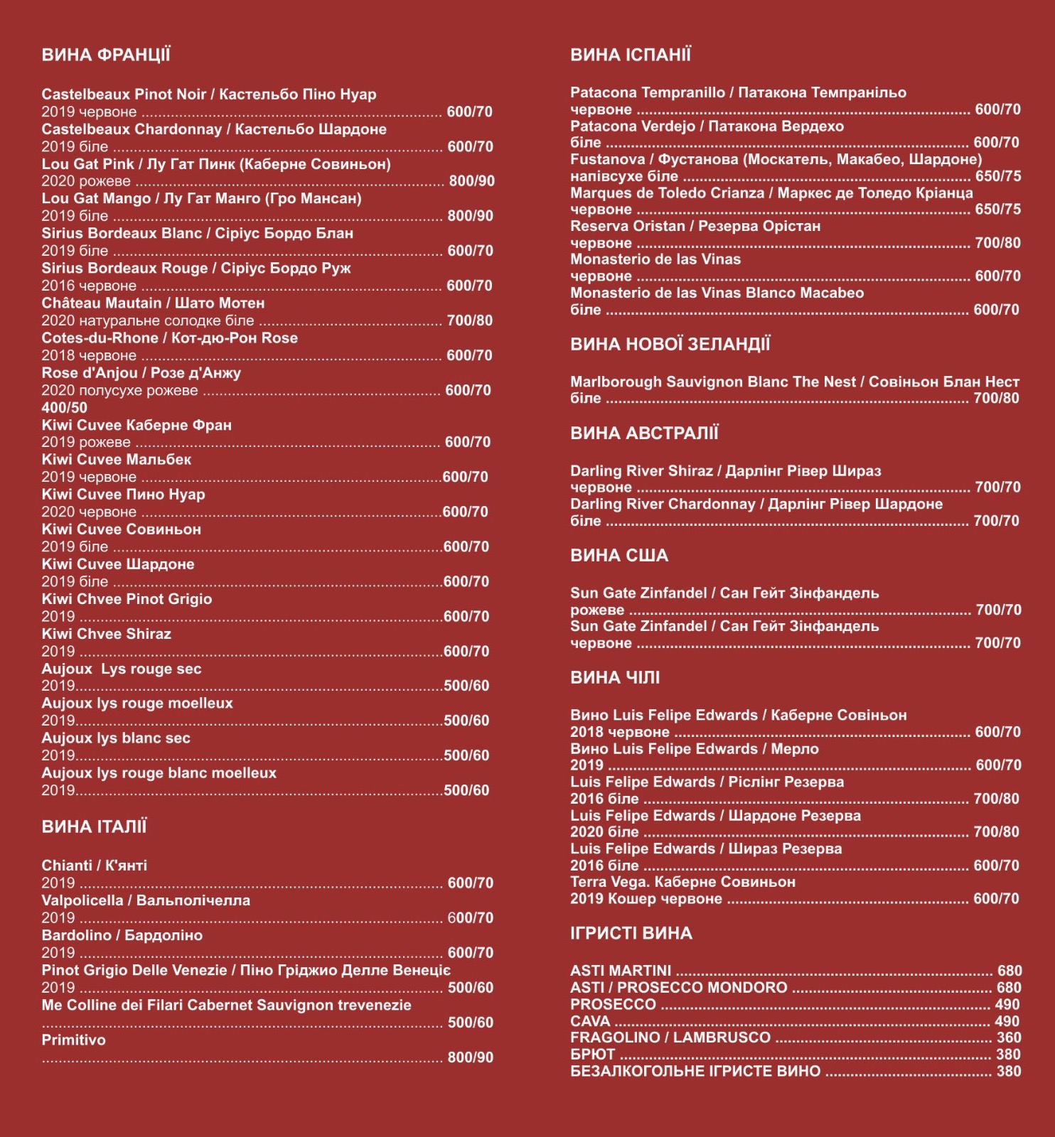 Balkon menu 10