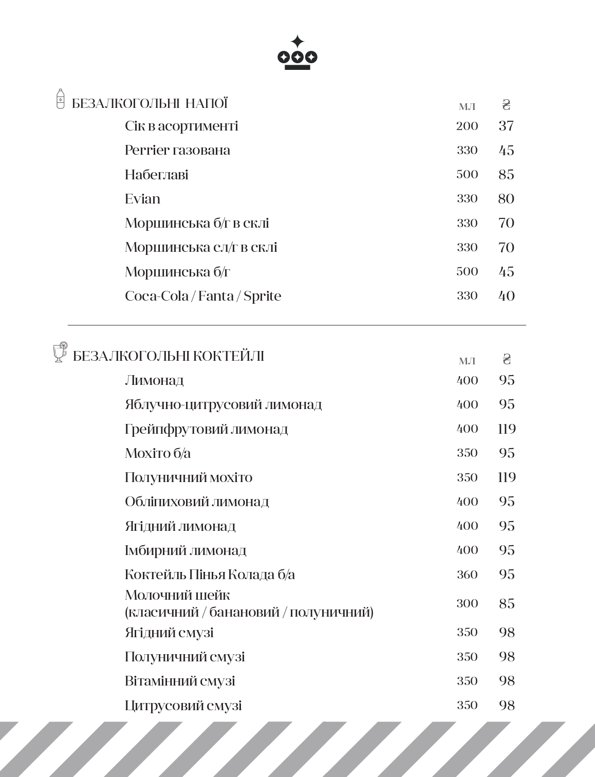 Le Grill menu 5