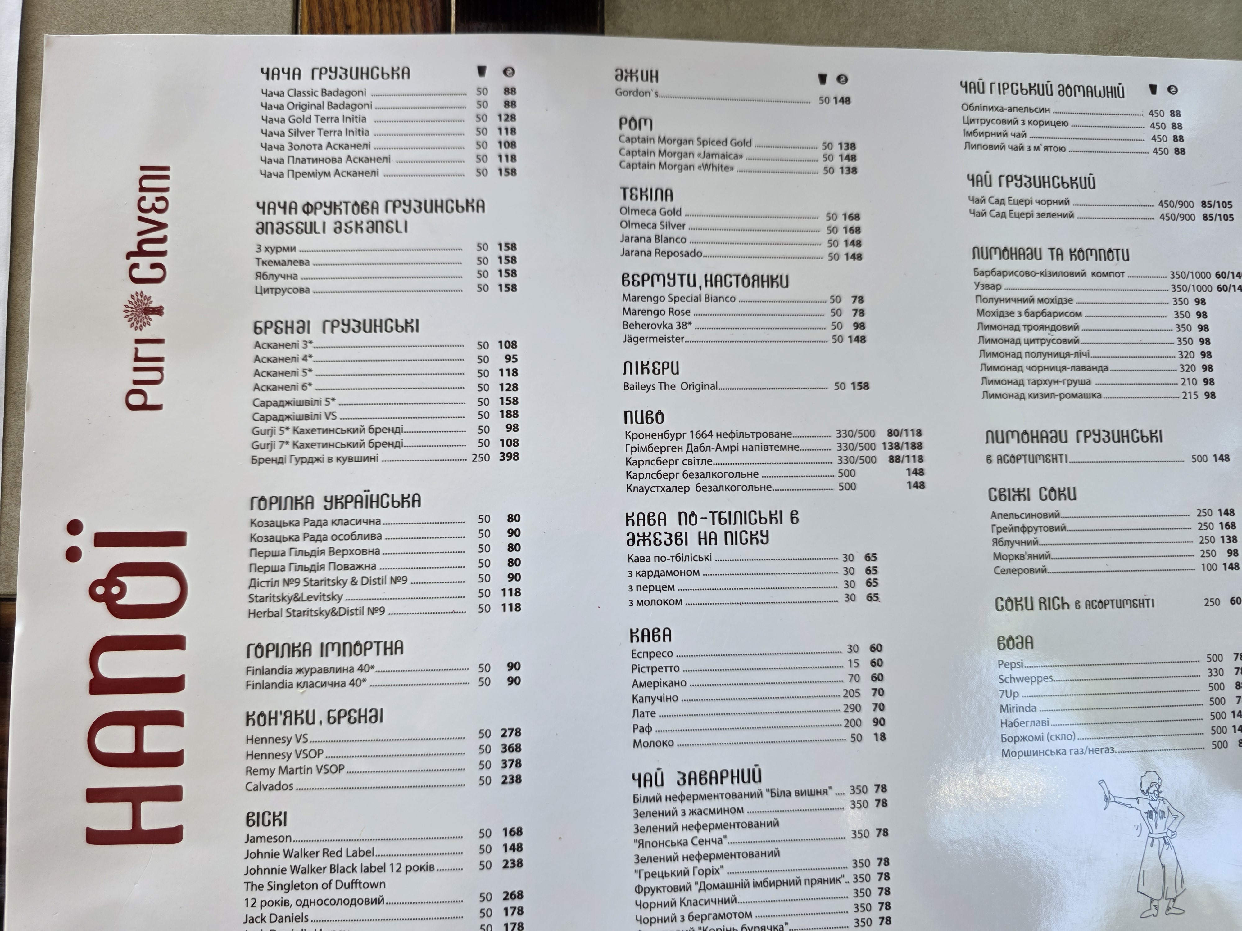 Puri Chveni menu 4