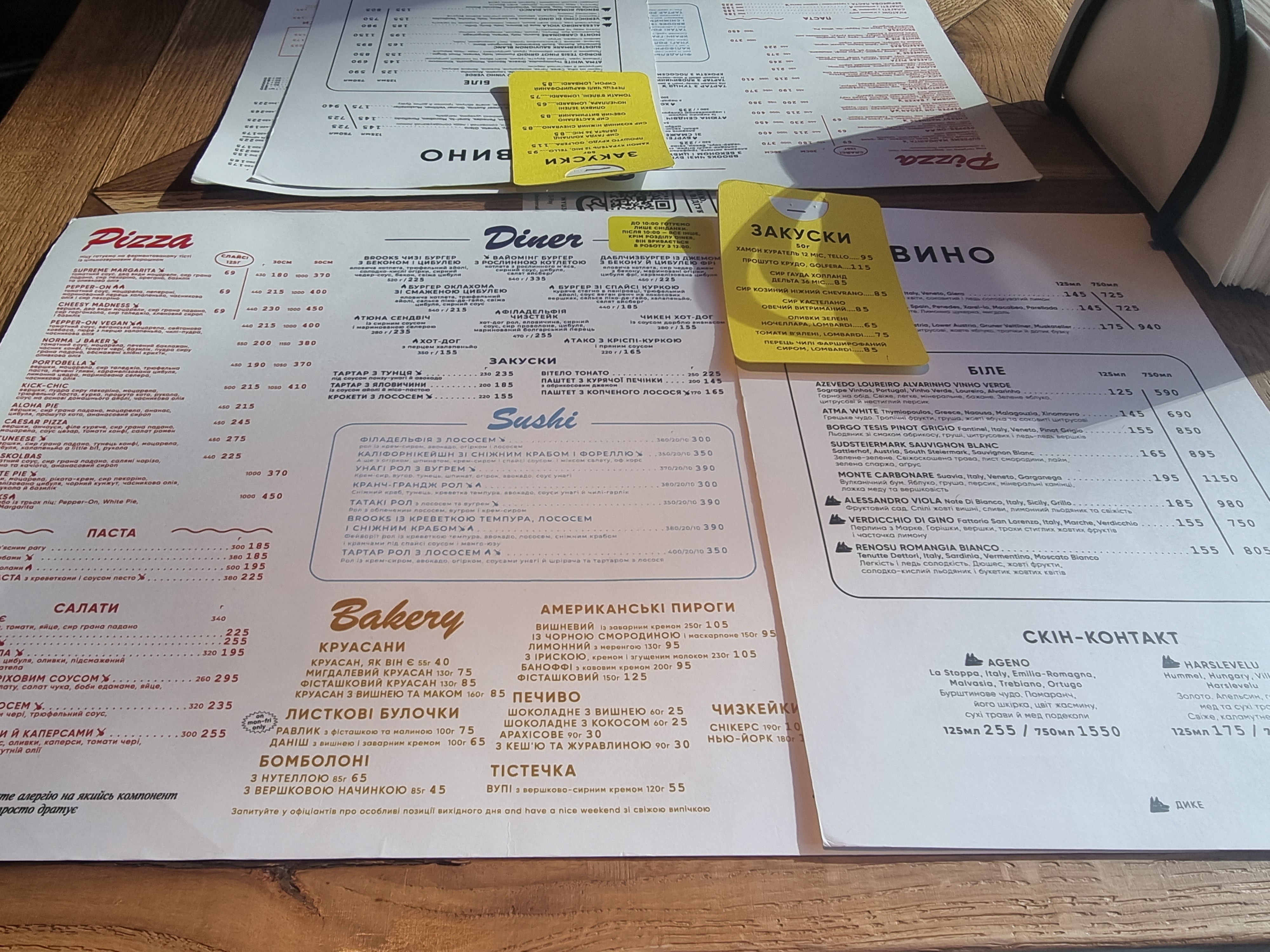 BROOKS eats & drinks menu 4