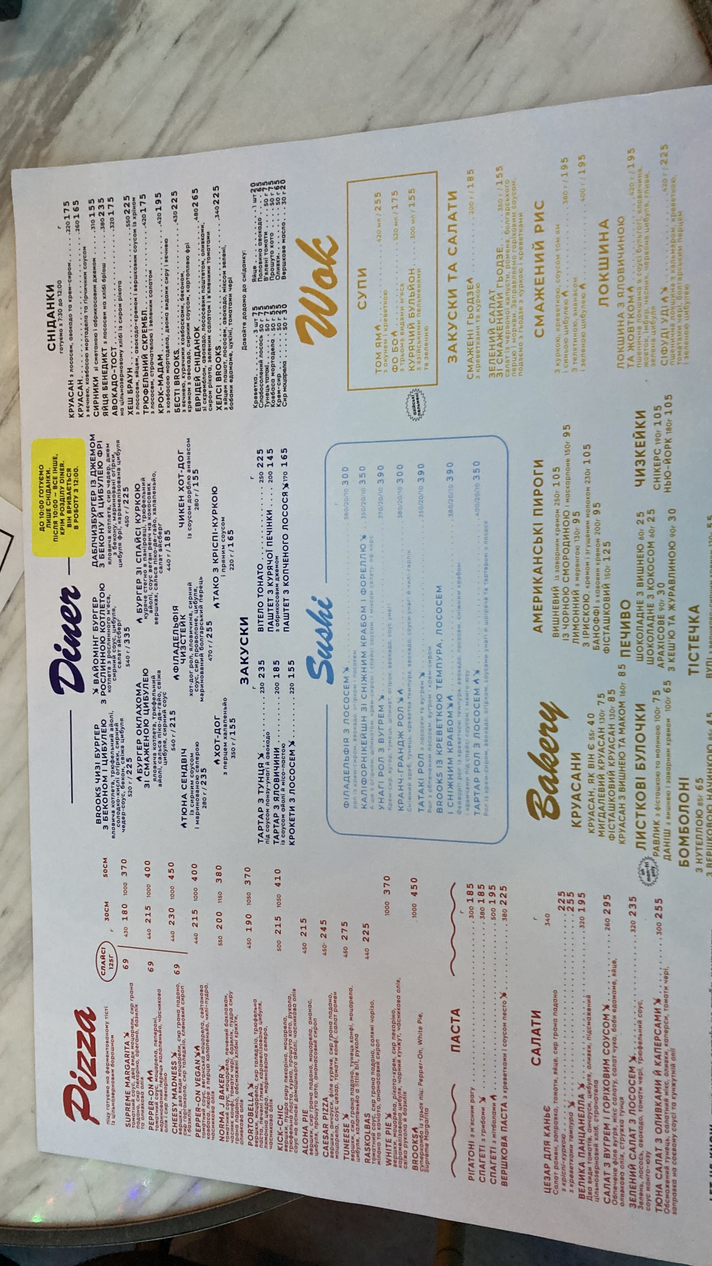 BROOKS eats & drinks menu 5