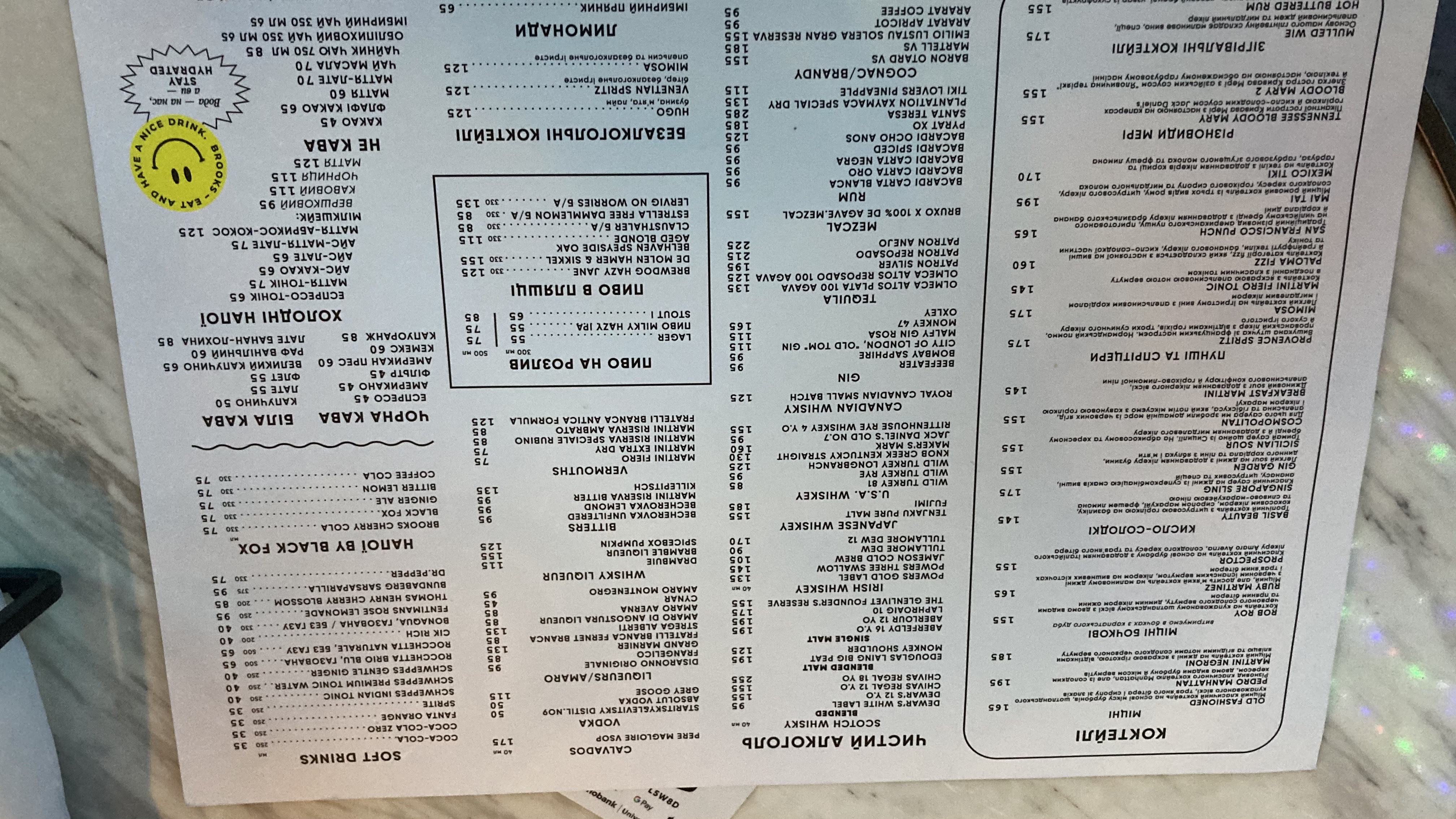 BROOKS eats & drinks menu 6