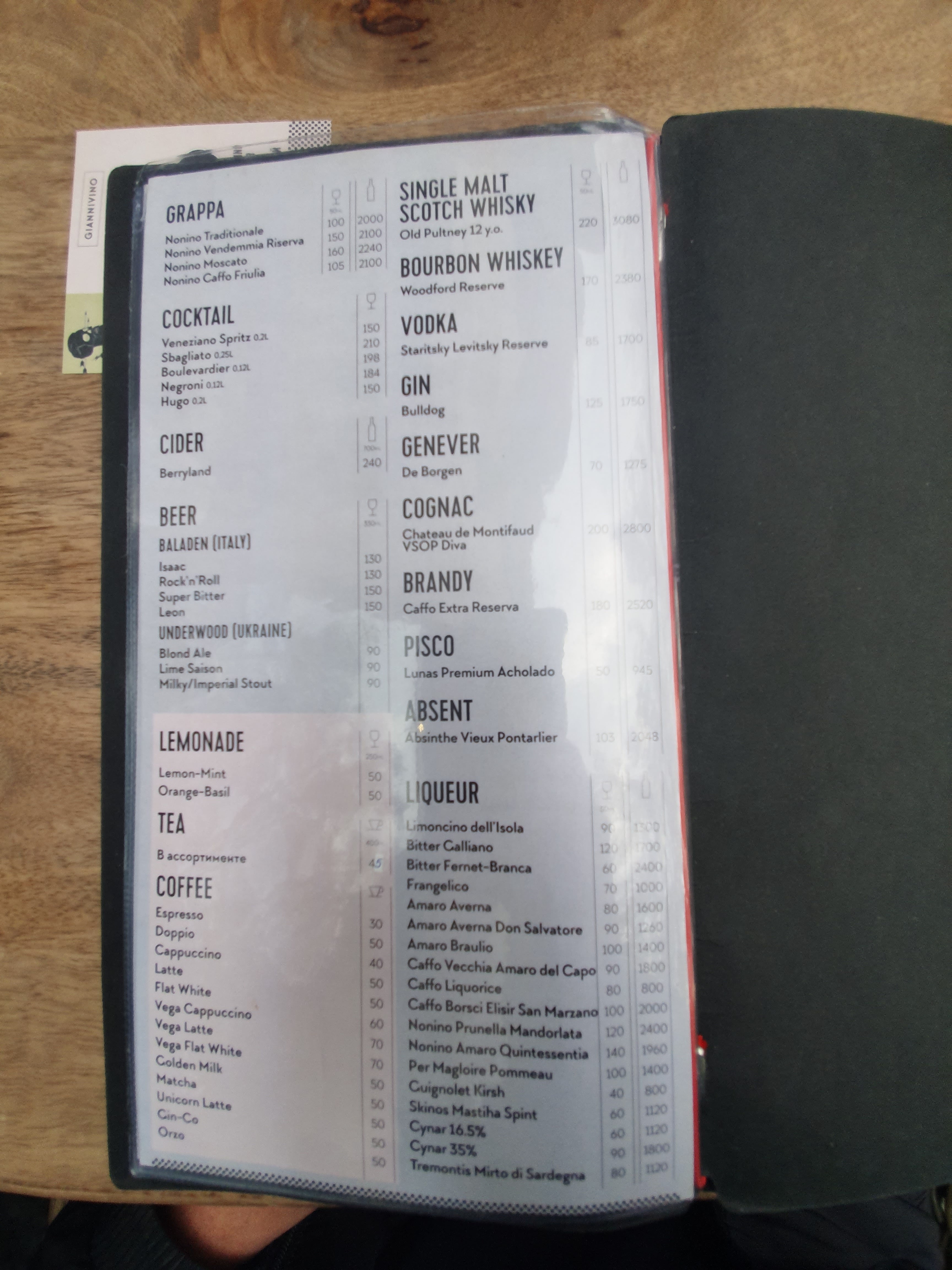 Gianni МАГАЗИН menu 10