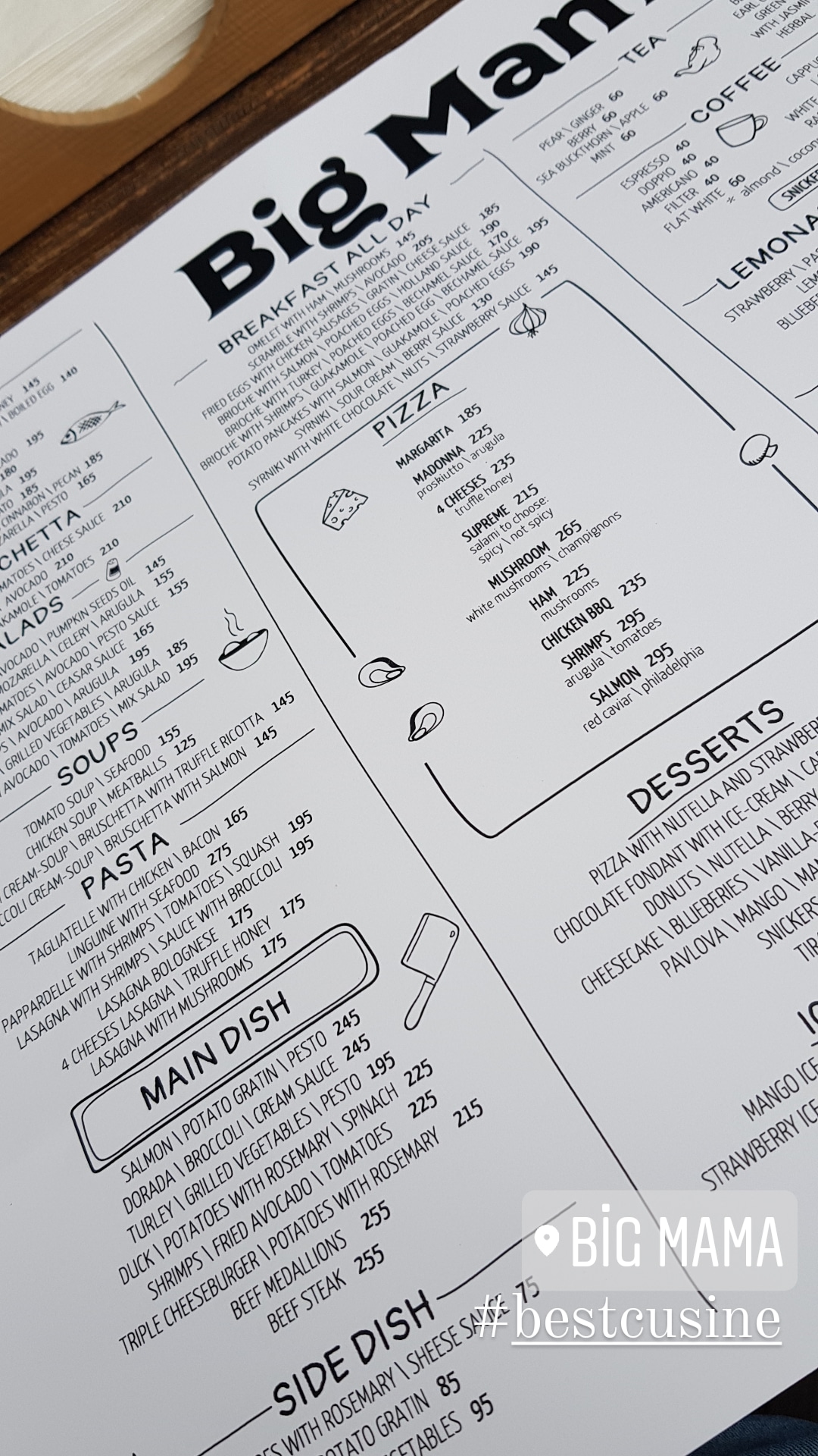 Big Mama menu 12
