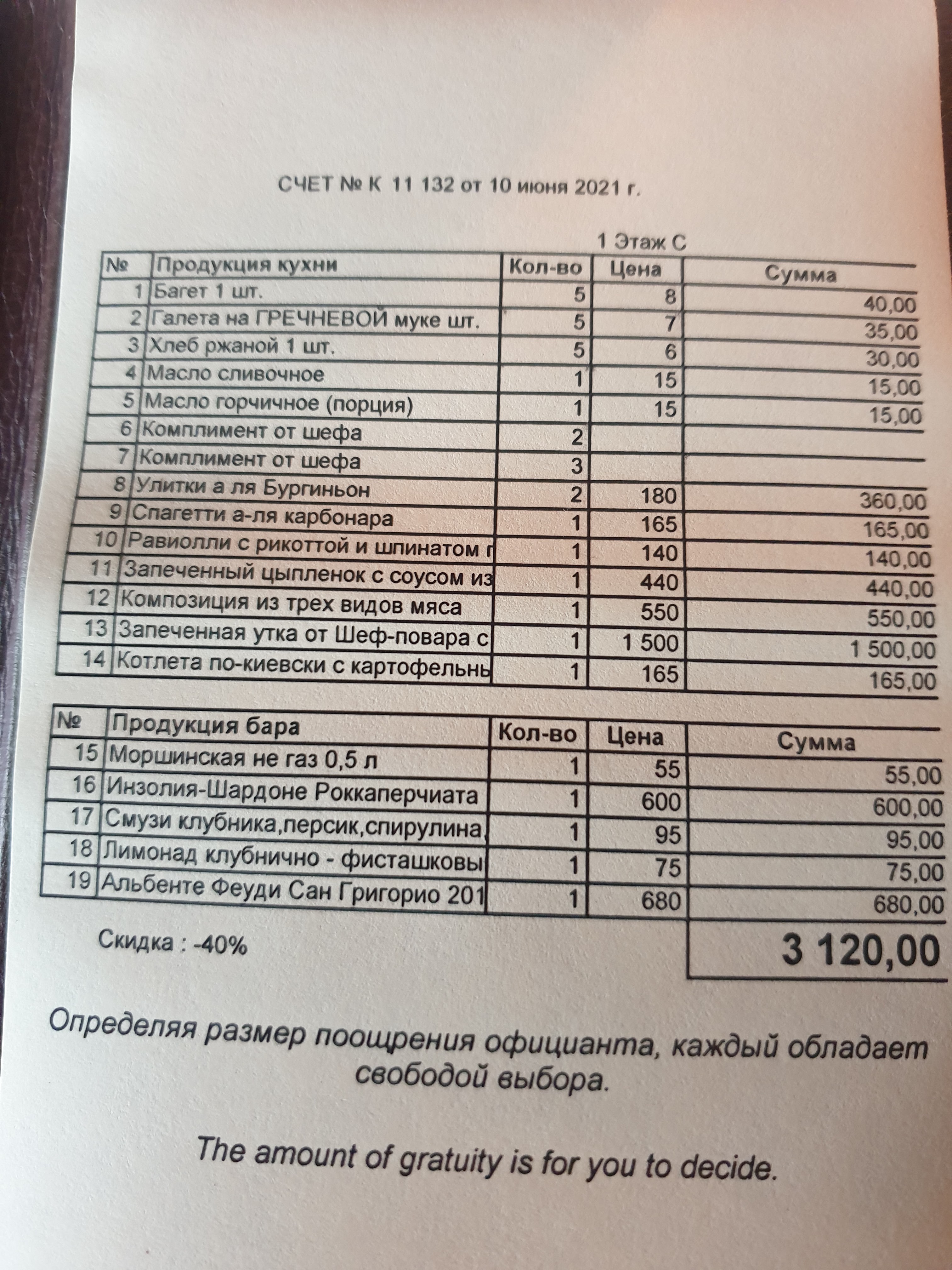 Coast Restaurant & Lounge menu 3