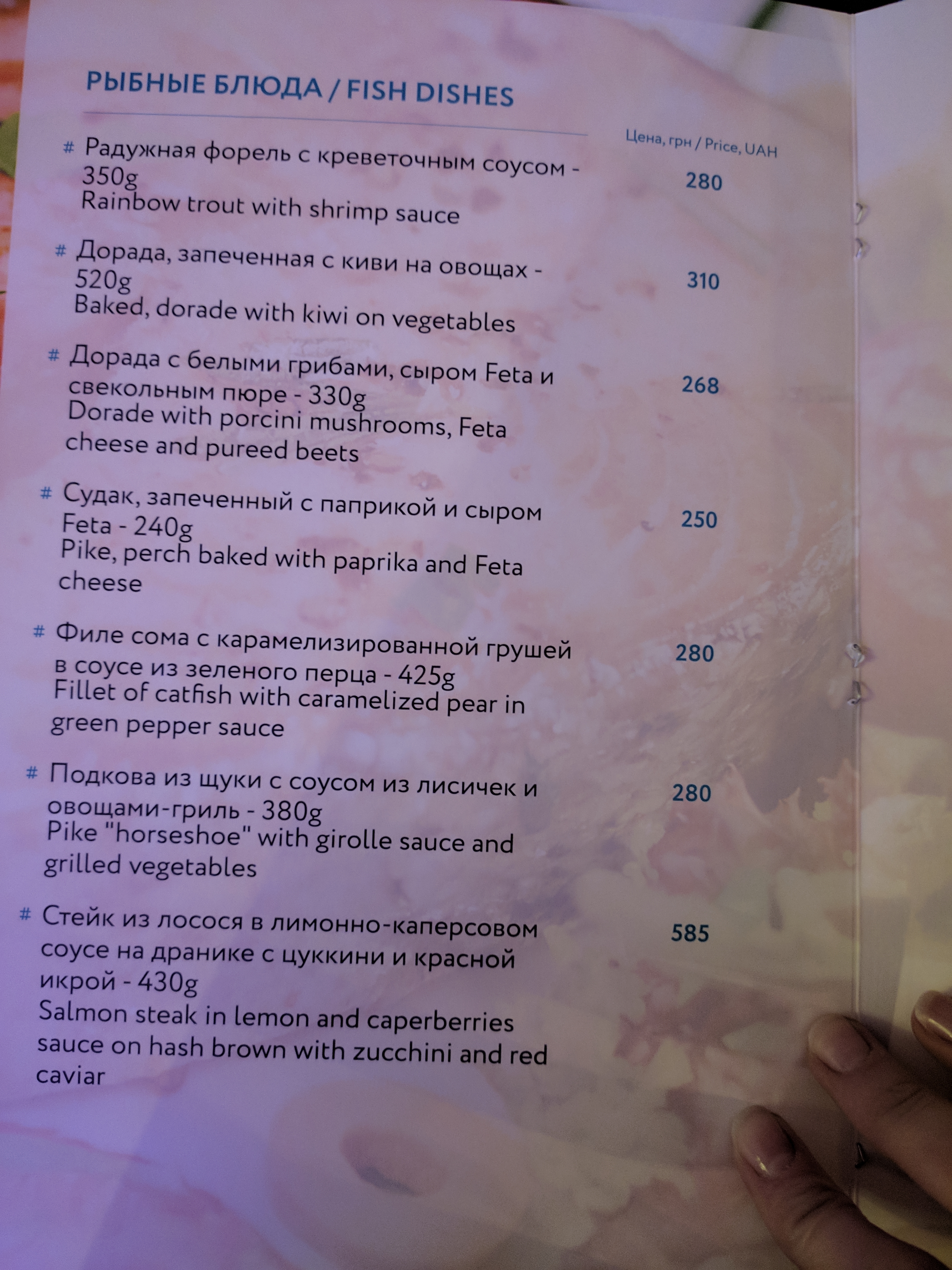 Restoran Sety menu 10