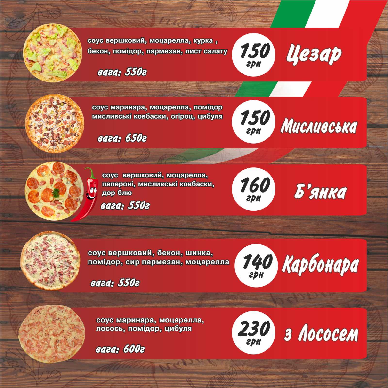 Nyam-Nyam Sushy Pytstsa menu 5